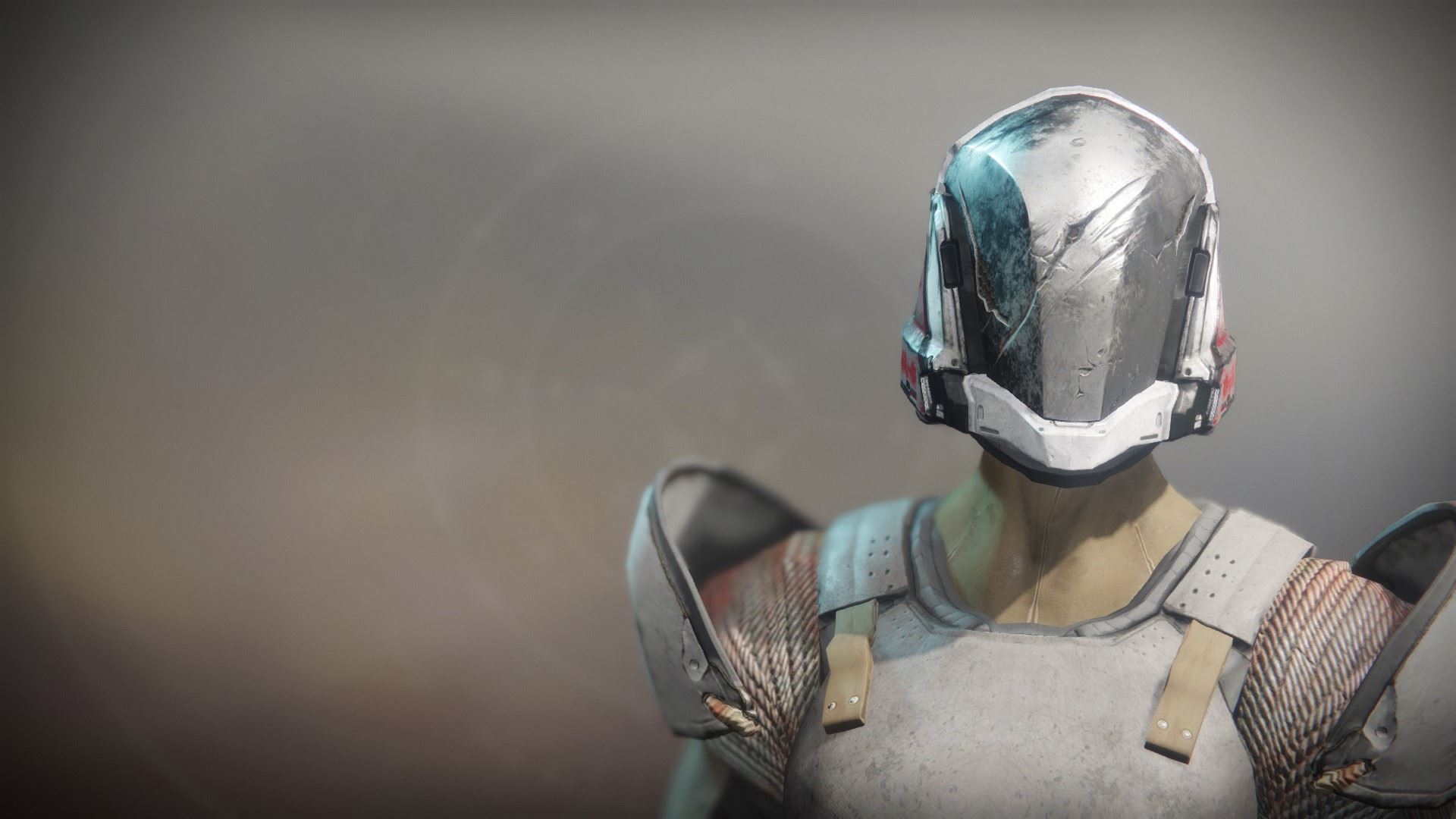 An in-game render of the Solstice Helm (Scorched).