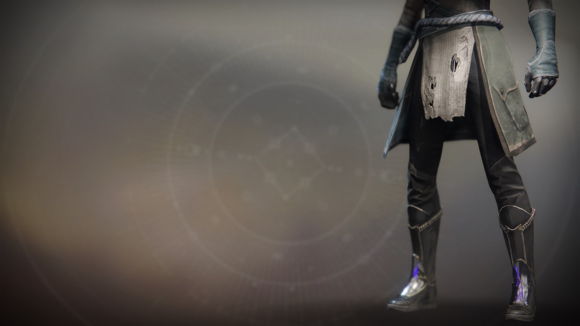 An in-game render of the Solstice Boots (Magnificent).