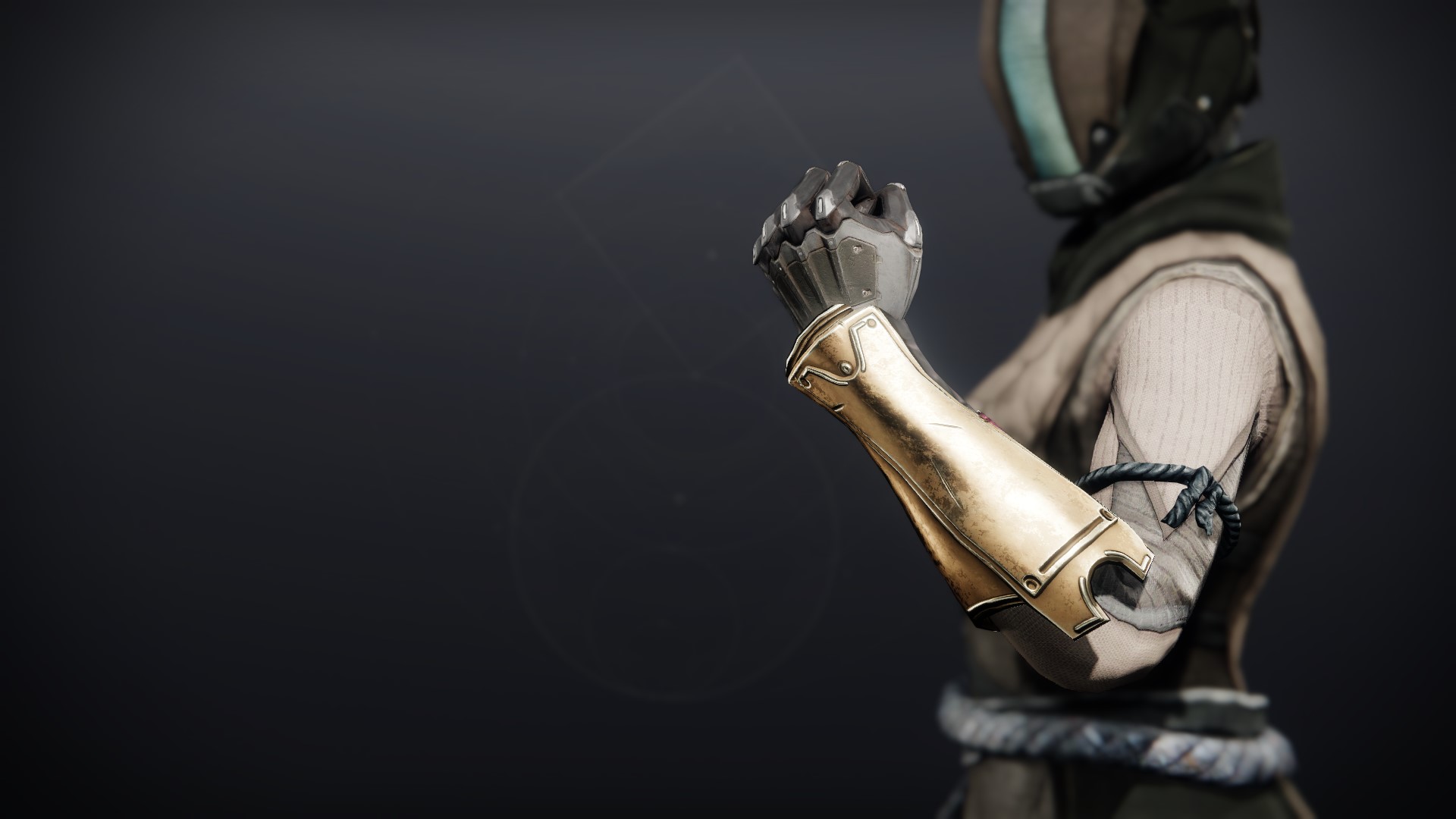 An in-game render of the Tusked Allegiance Gloves.