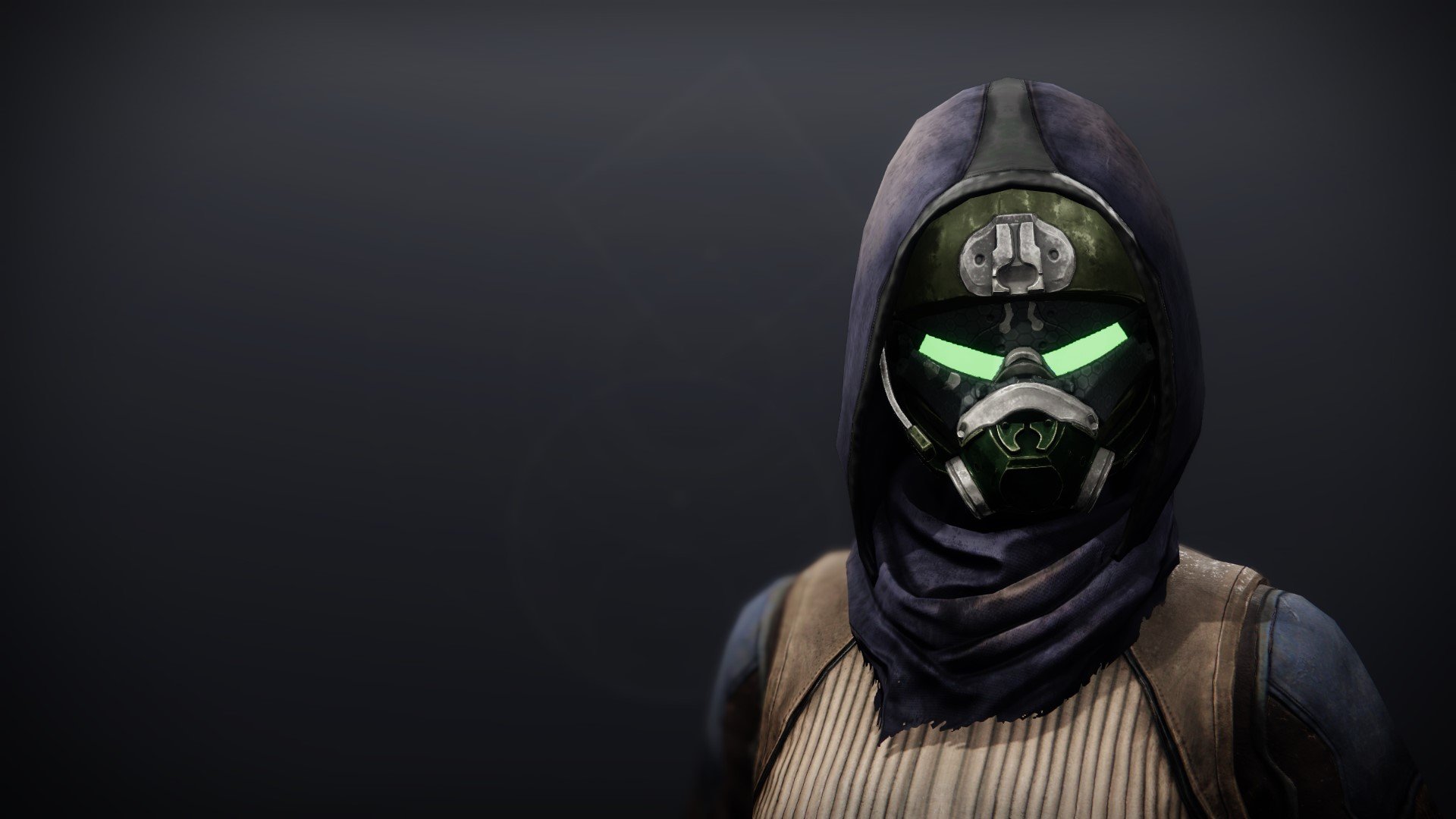 An in-game render of the Eidolon Pursuant Mask.