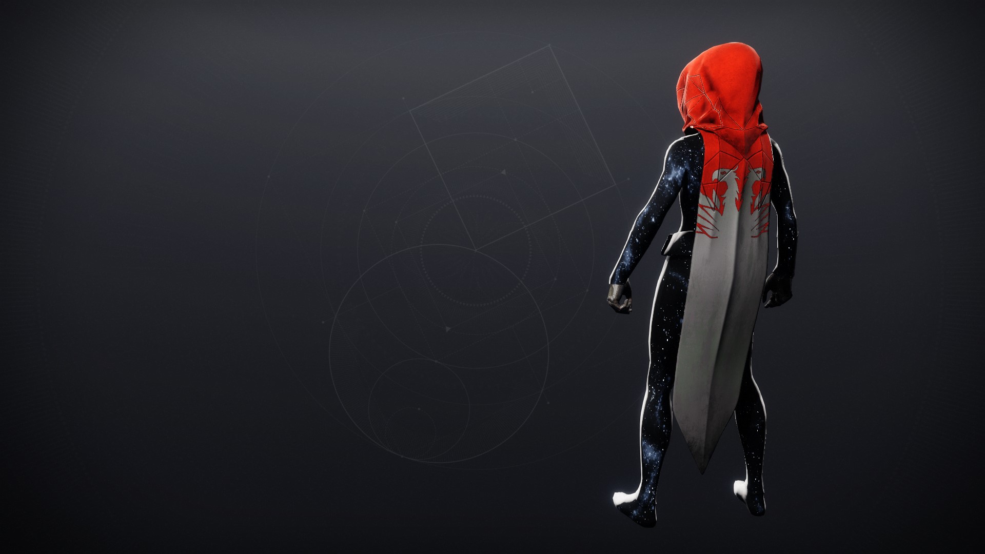 An in-game render of the Binary Phoenix Cloak.