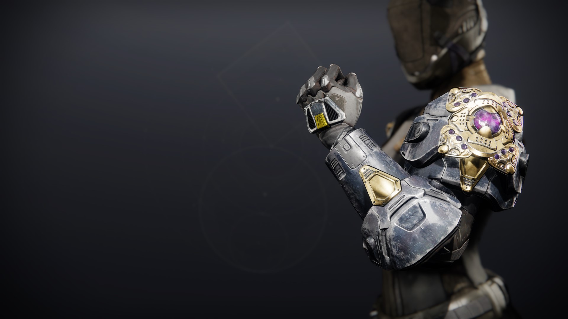 An in-game render of the Opulent Duelist Gauntlets.