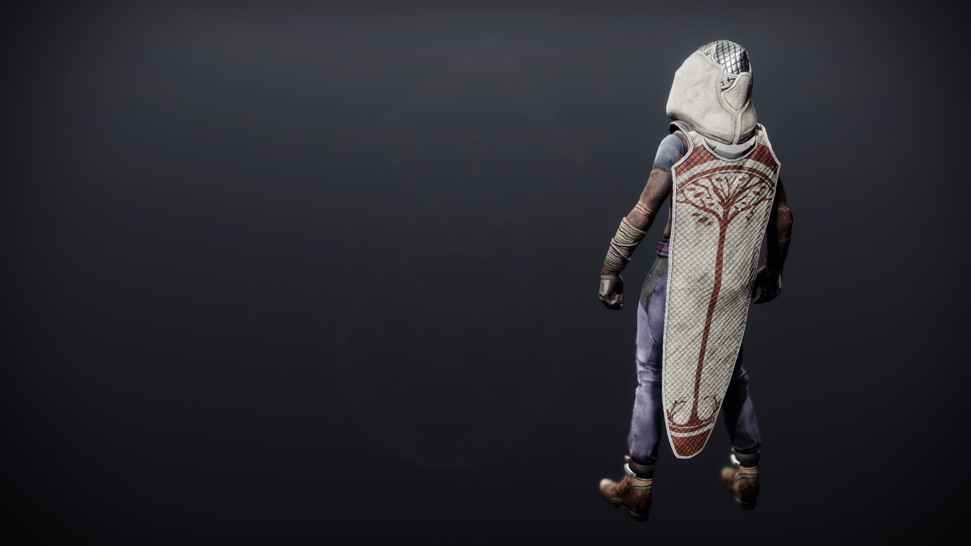An in-game render of the Iron Will Cloak.