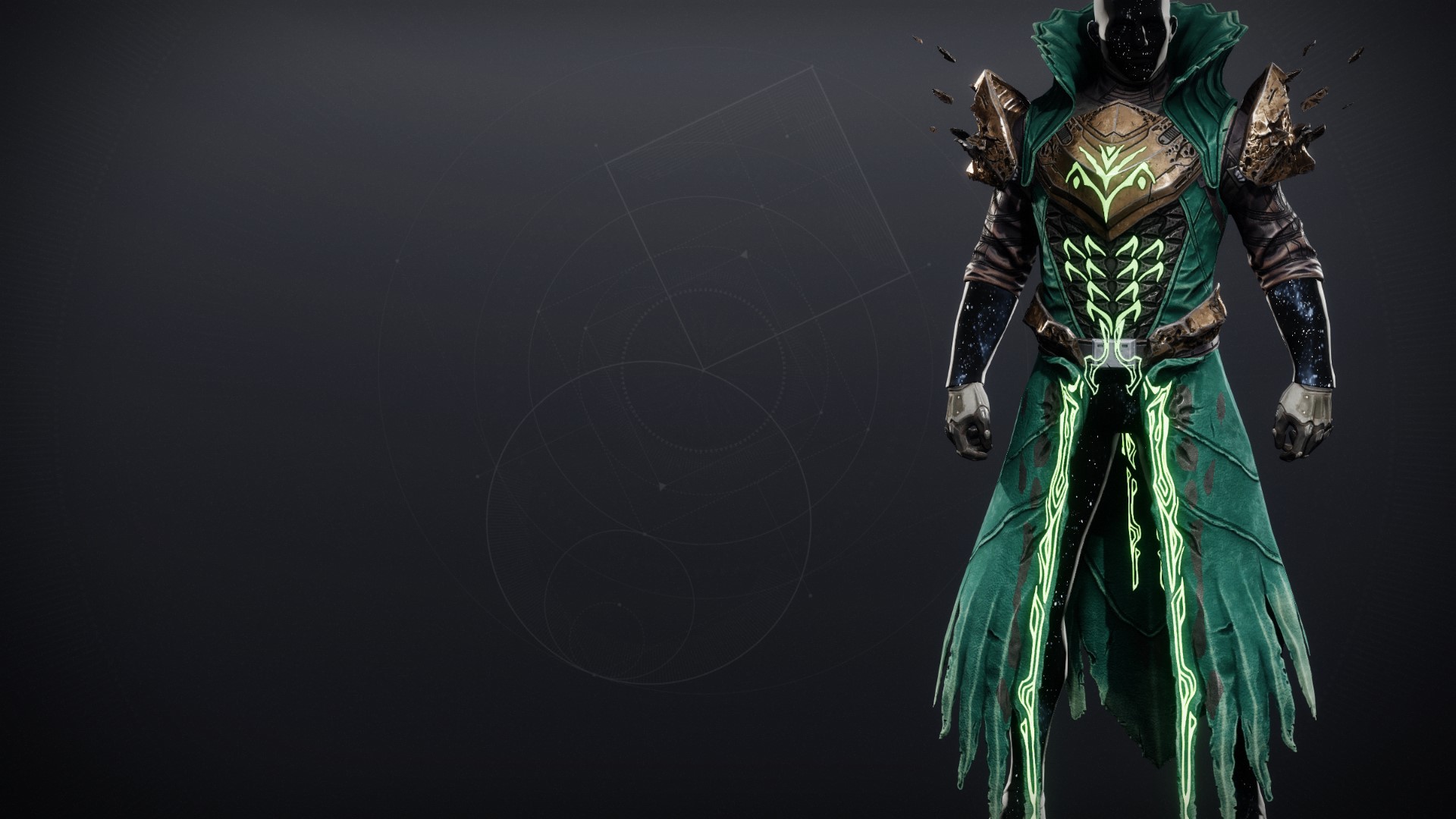 An in-game render of the Deathsinger's Mantle.