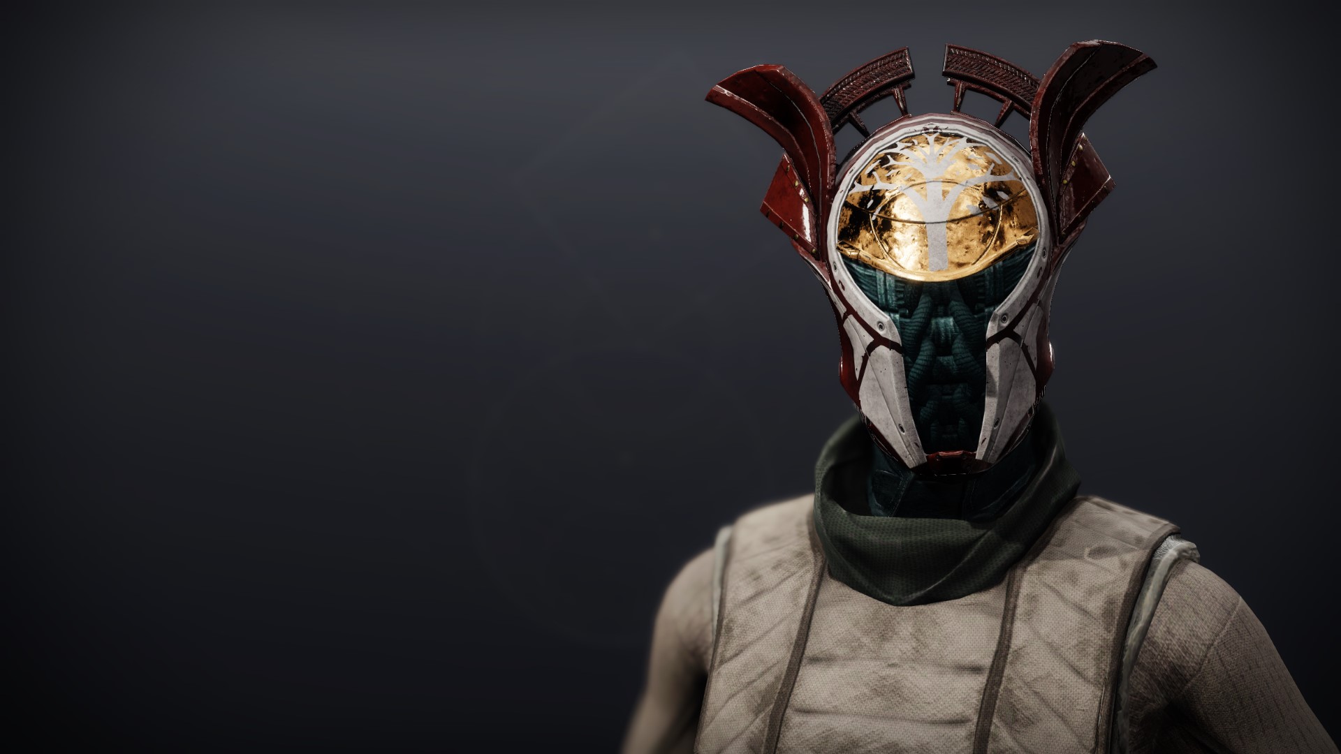 An in-game render of the Iron Remembrance Hood.