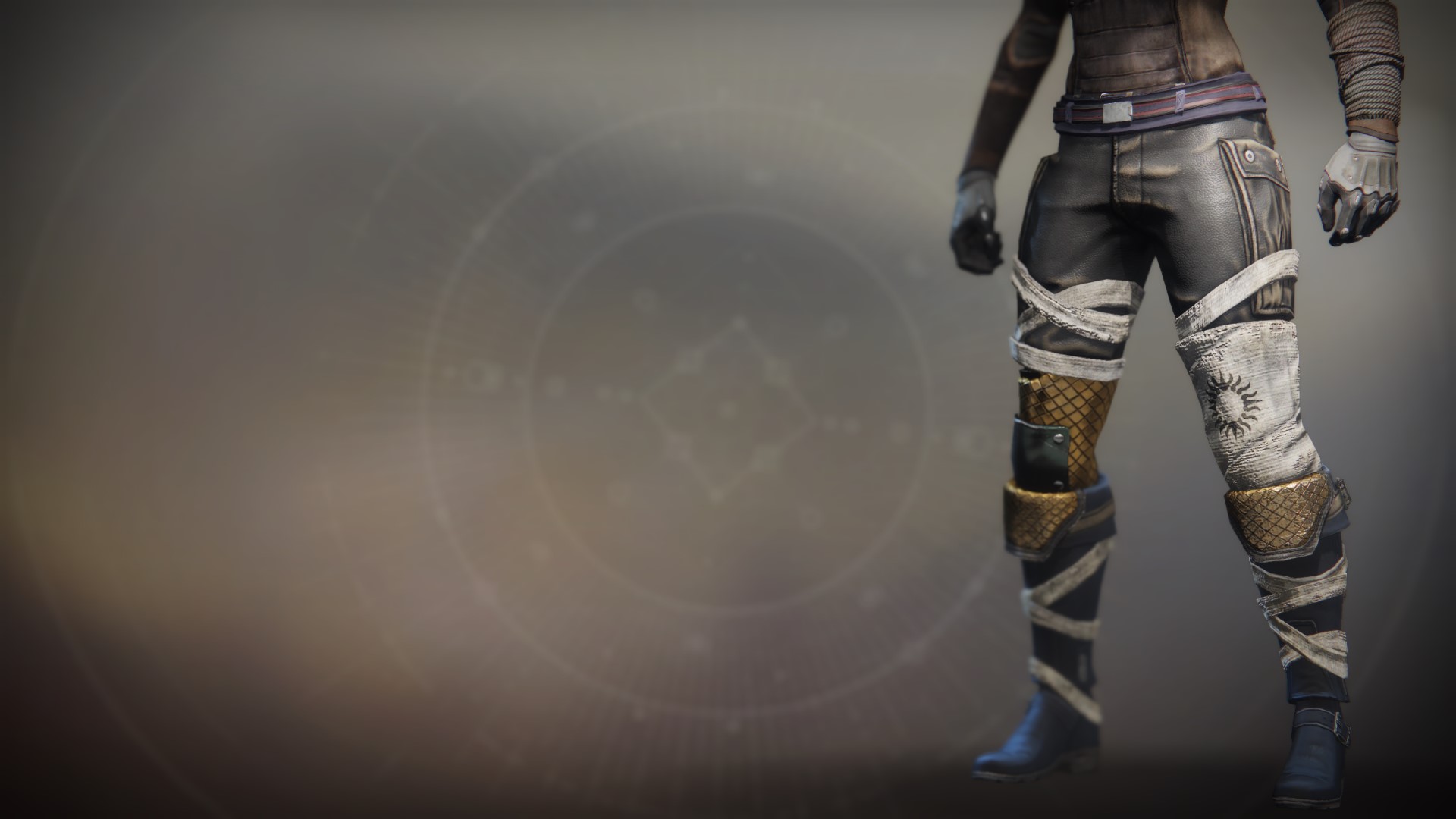 An in-game render of the Boots of the Exile.
