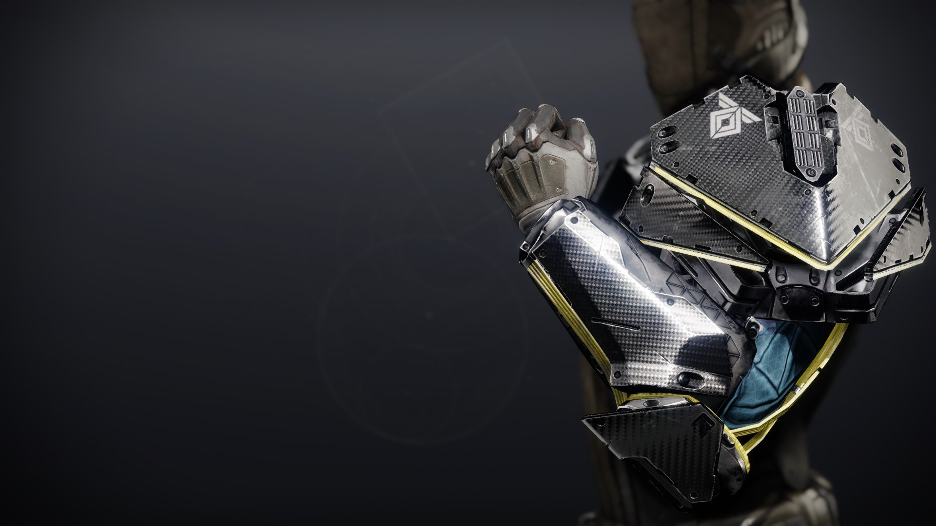 An in-game render of the Warmind's Avatar Gauntlets.