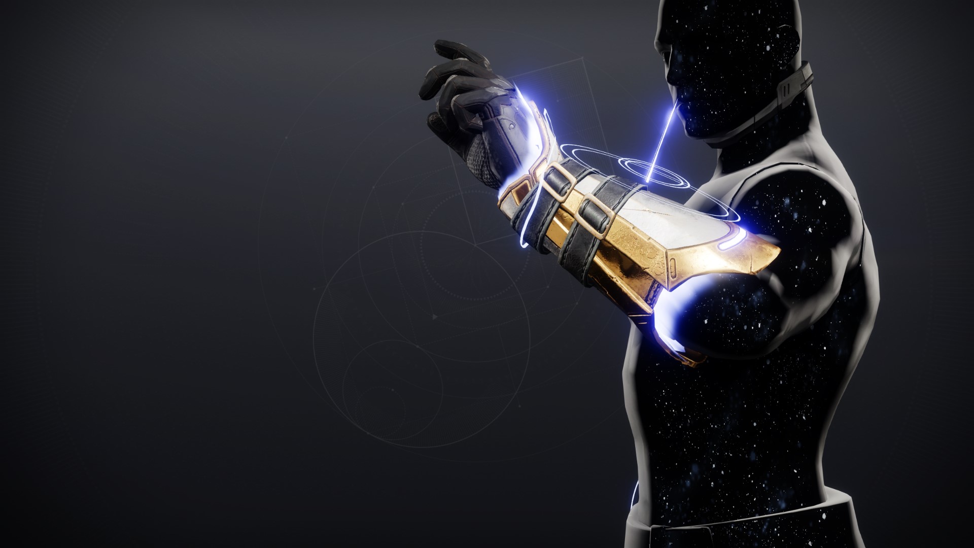 An in-game render of the Lambent Luster Gloves.