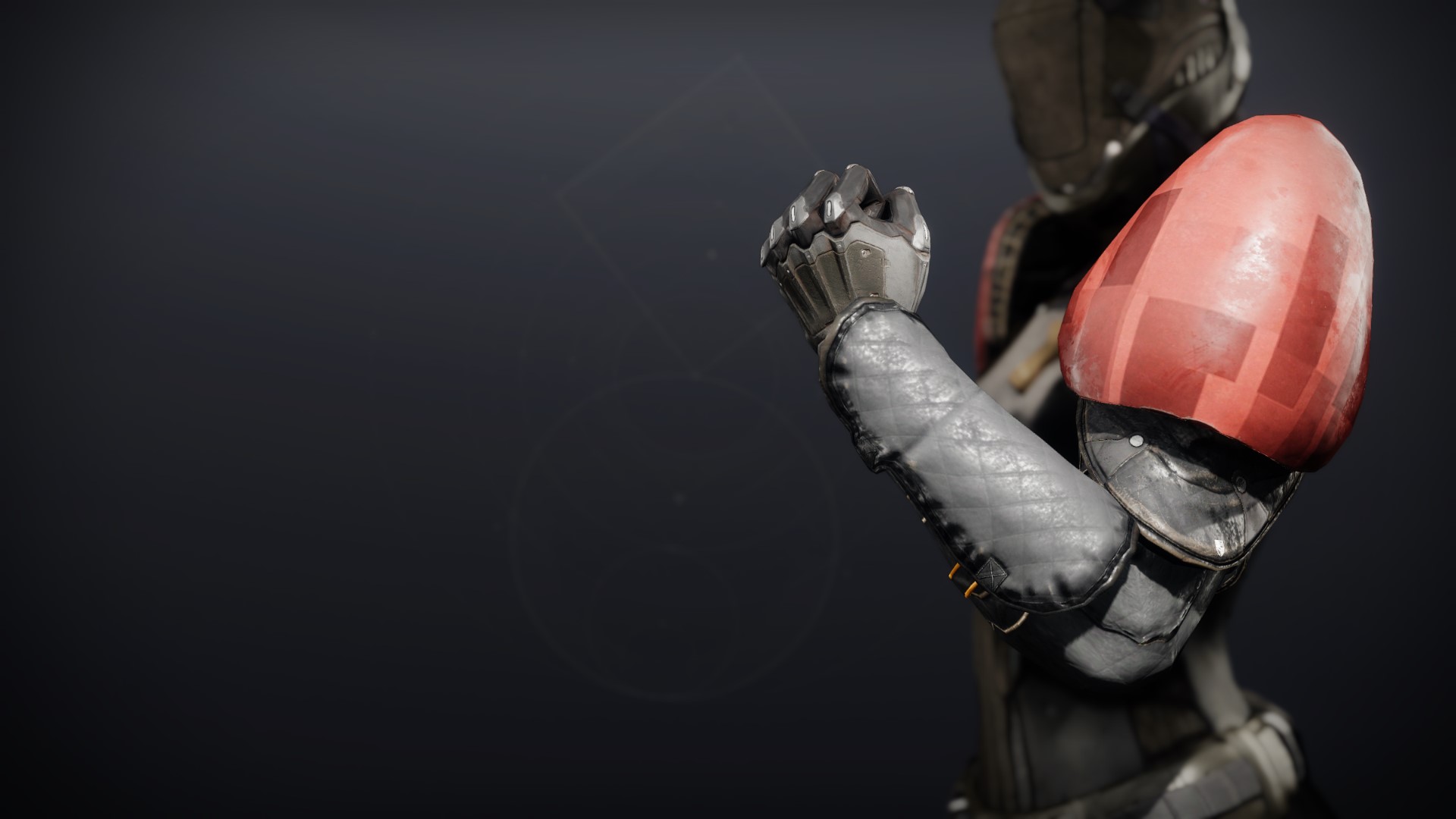 An in-game render of the Exodus Down Gauntlets.