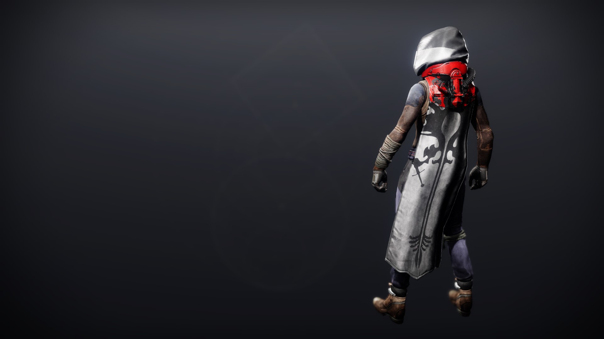 An in-game render of the Cinder Pinion Cloak.