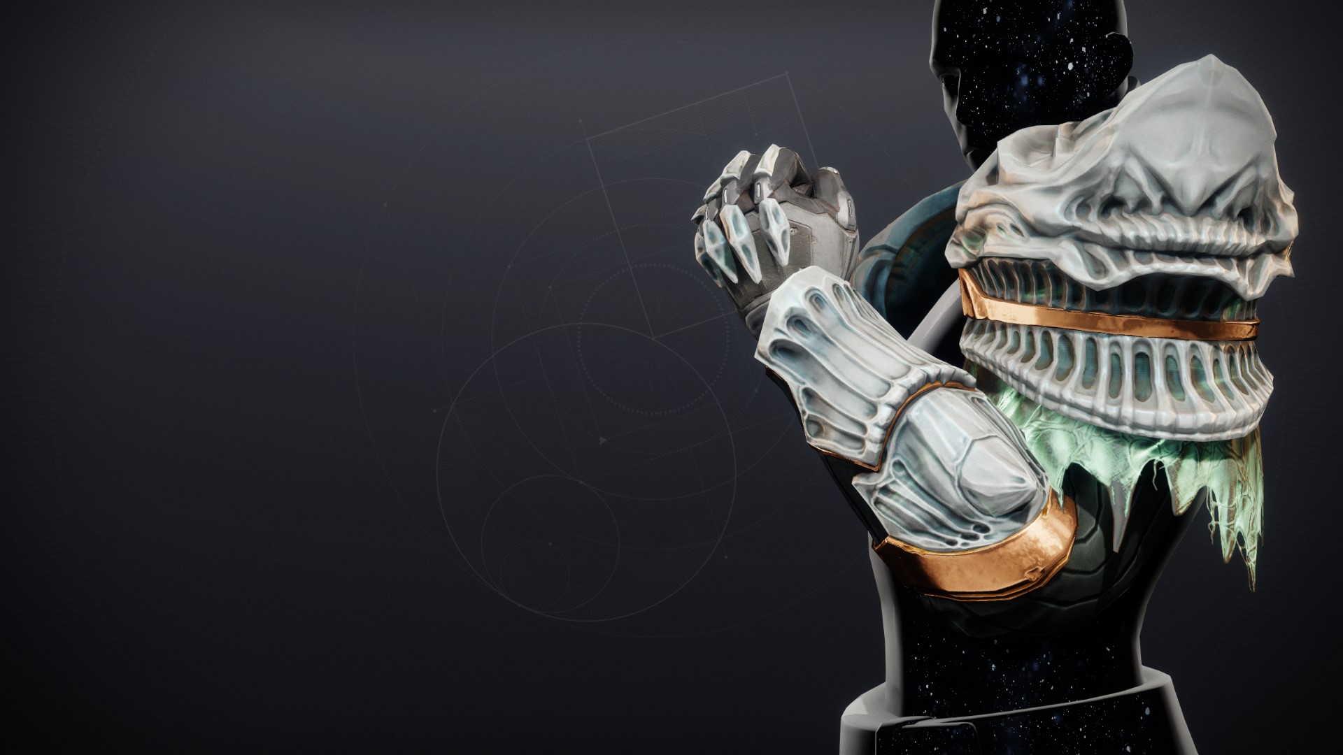 An in-game render of the Gauntlets of the Taken King.
