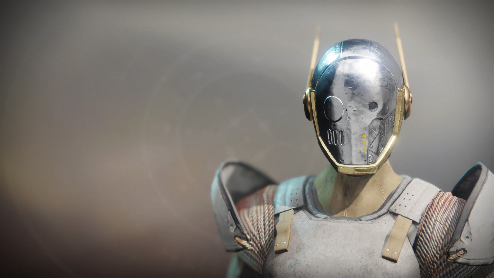 An in-game render of the Lustrous Chromite Helm.