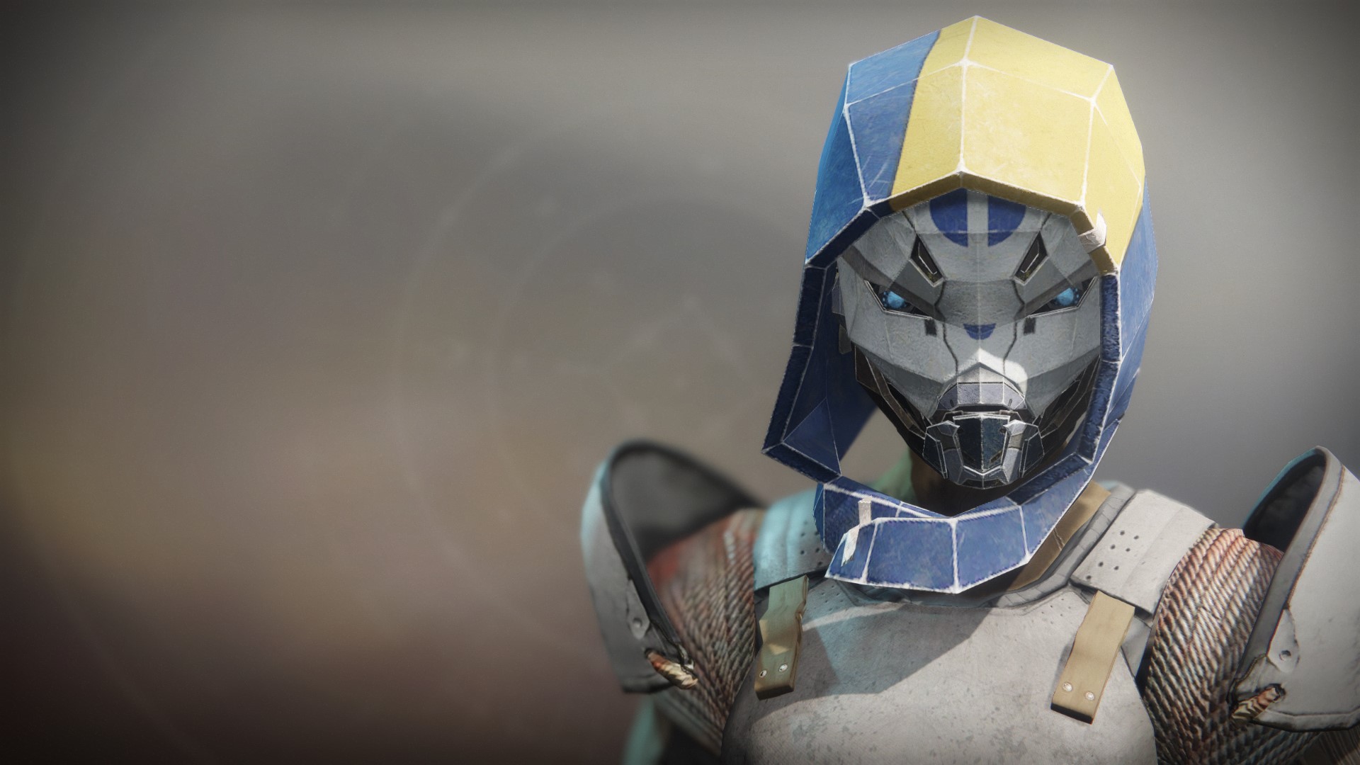 An in-game render of the Exo Stranger Mask.