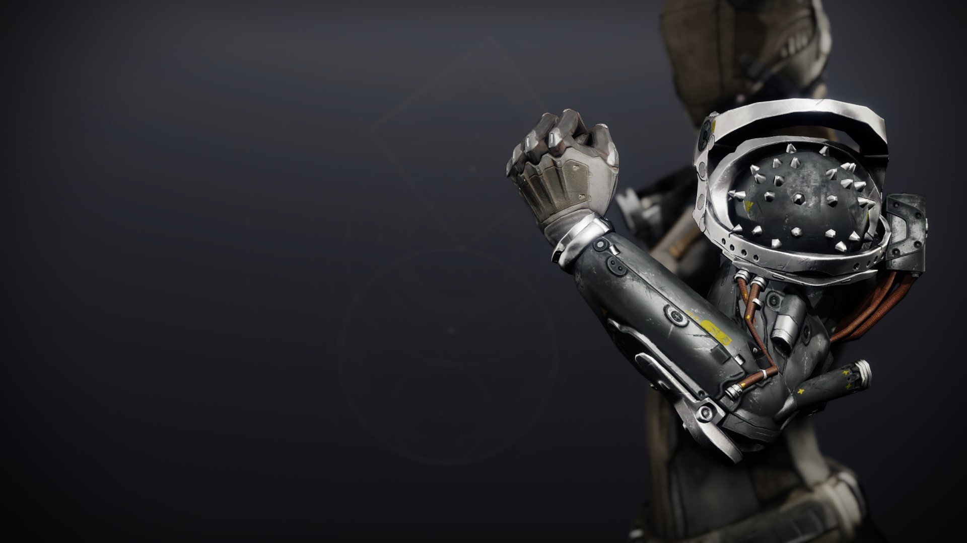 An in-game render of the Point-Contact Cannon Brace.