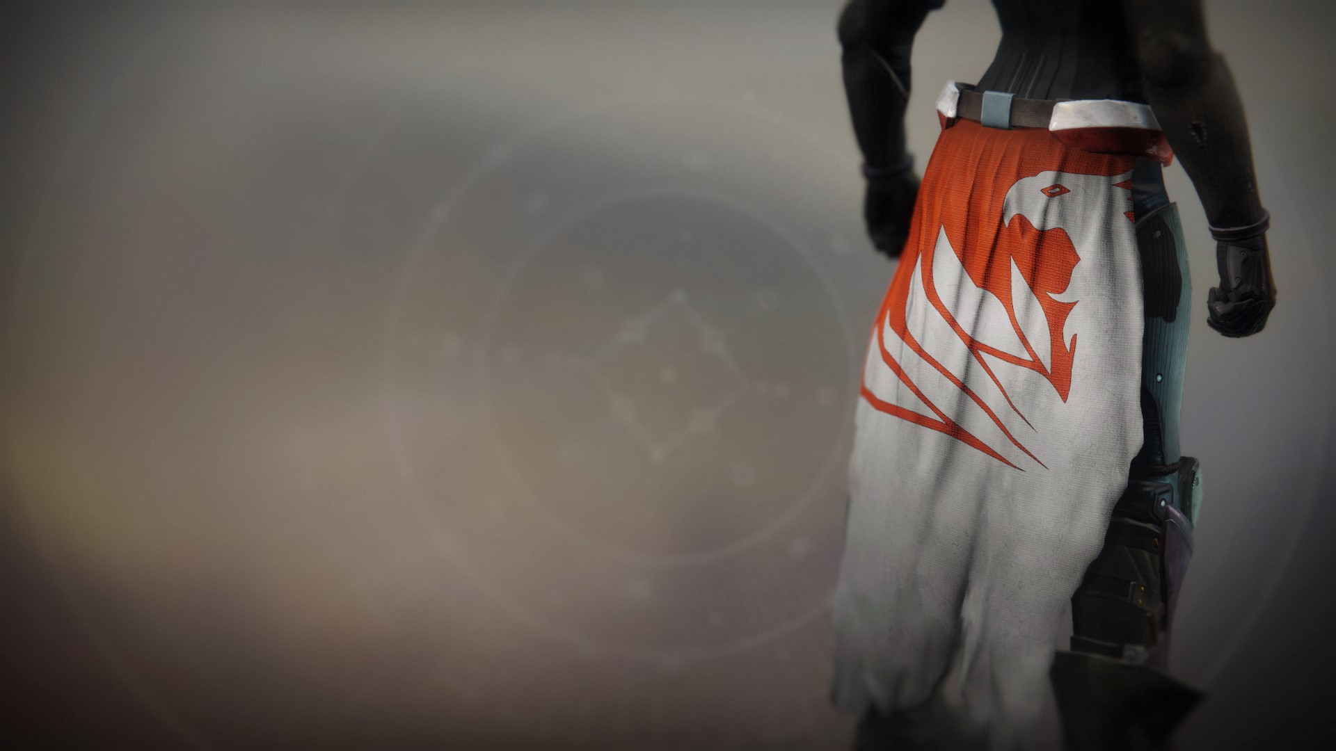 An in-game render of the Fire-Forged Titan Mark Ornament.