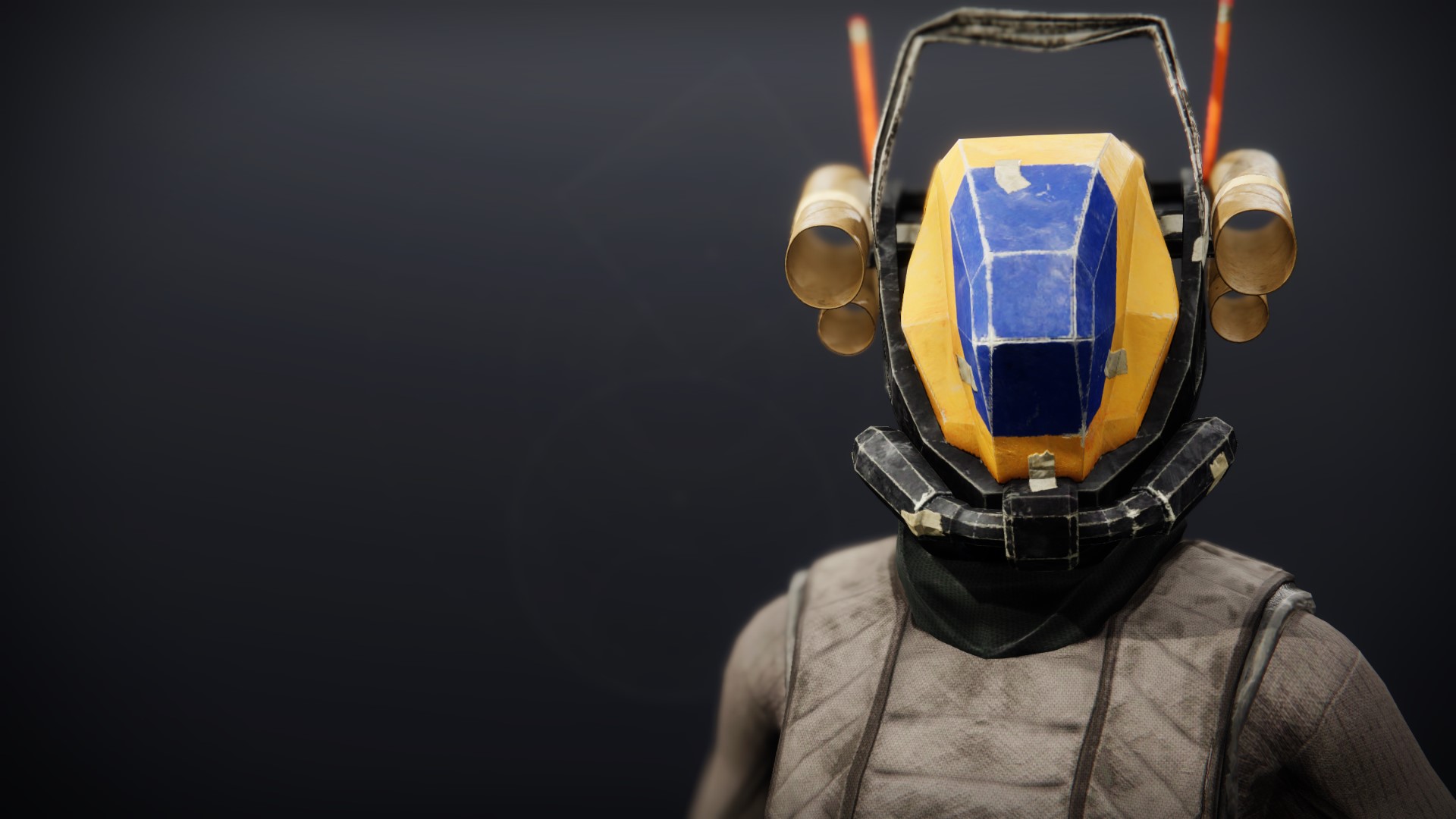 An in-game render of the Sweeper Bot Mask.