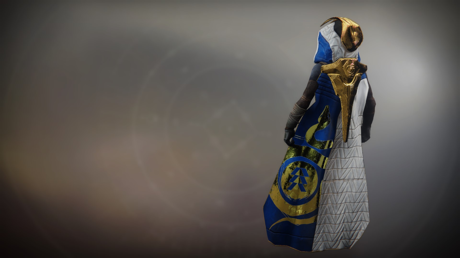 An in-game render of the Cunning Rivalry Cloak.