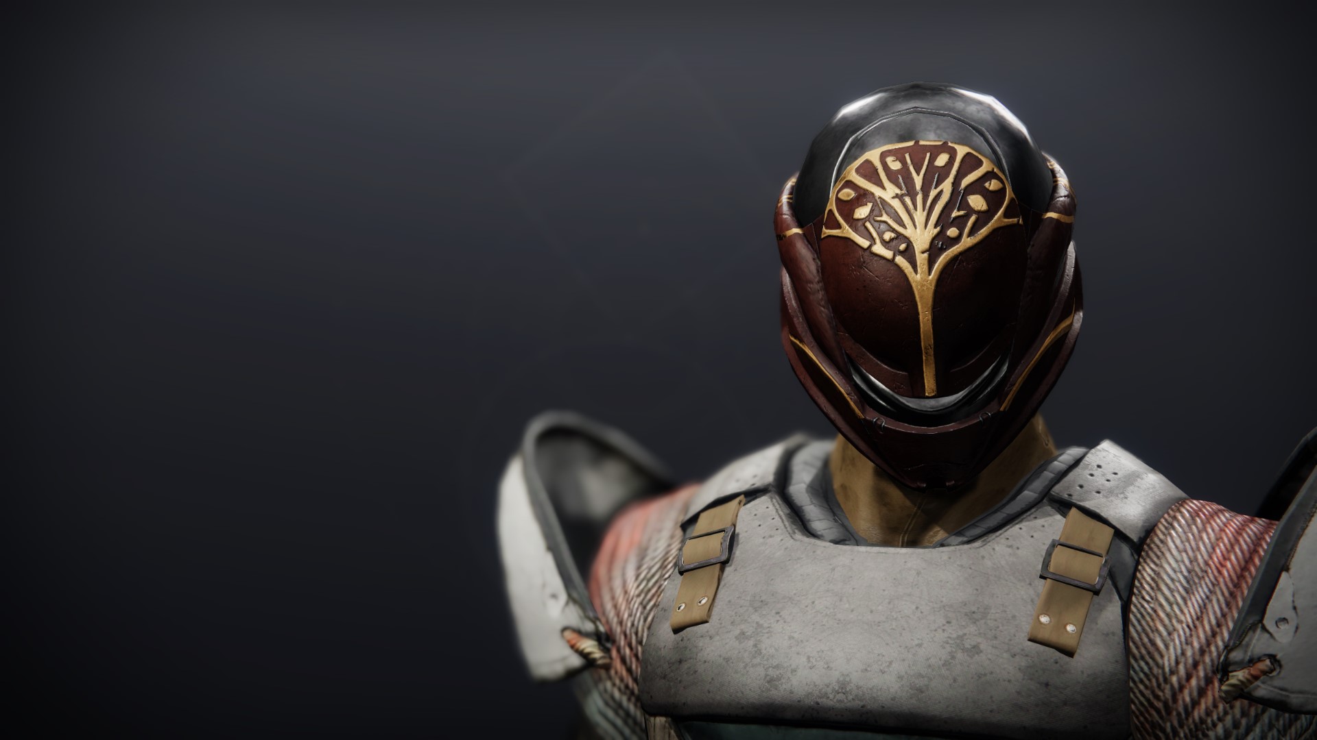 An in-game render of the Iron Fellowship Helm.