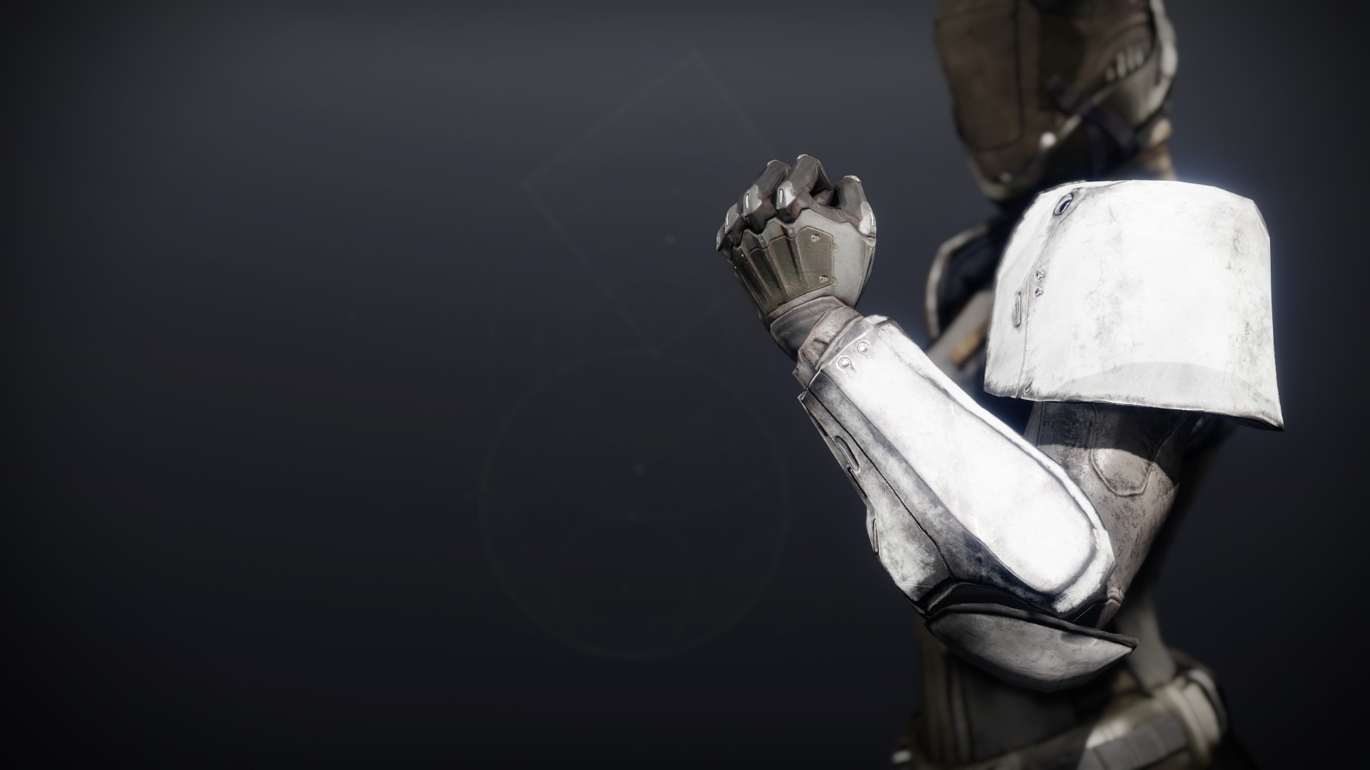 An in-game render of the Solstice Gauntlets (Renewed).