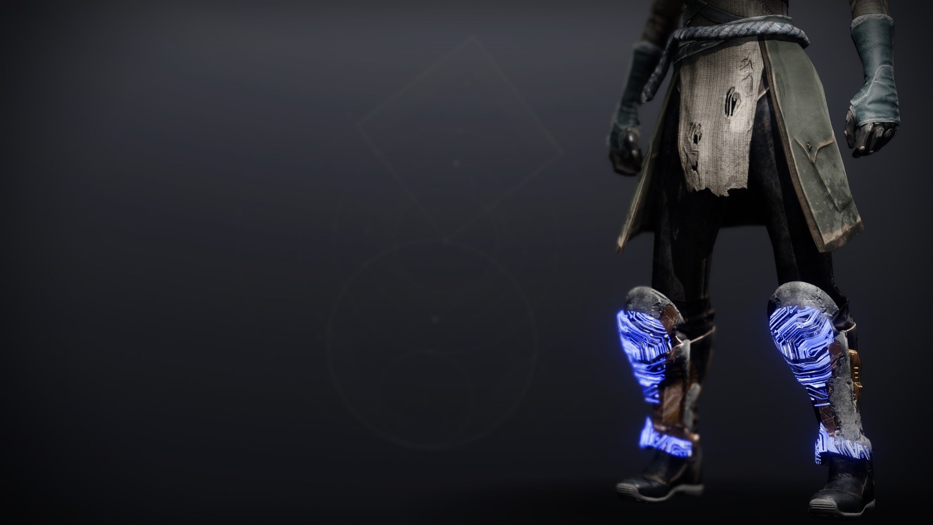 An in-game render of the Boots of Ascendancy.