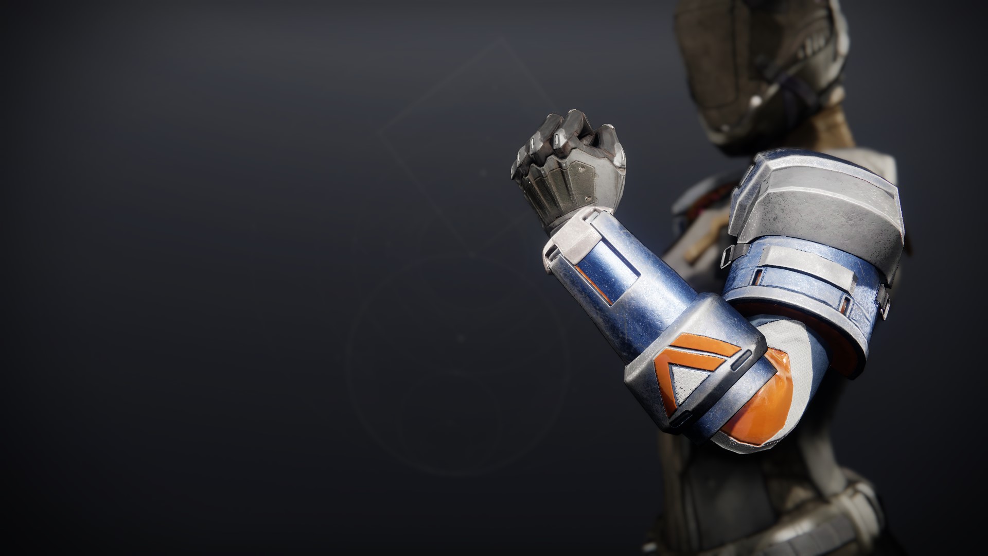 An in-game render of the Photosuede Gauntlets.