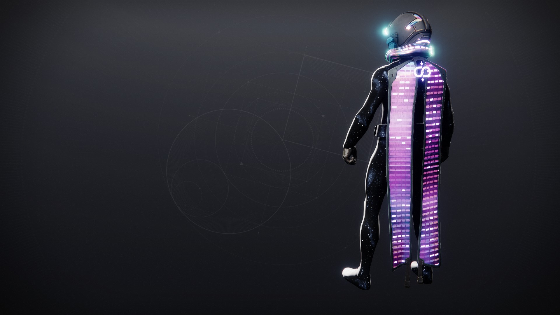An in-game render of the Spacewalk Cloak.