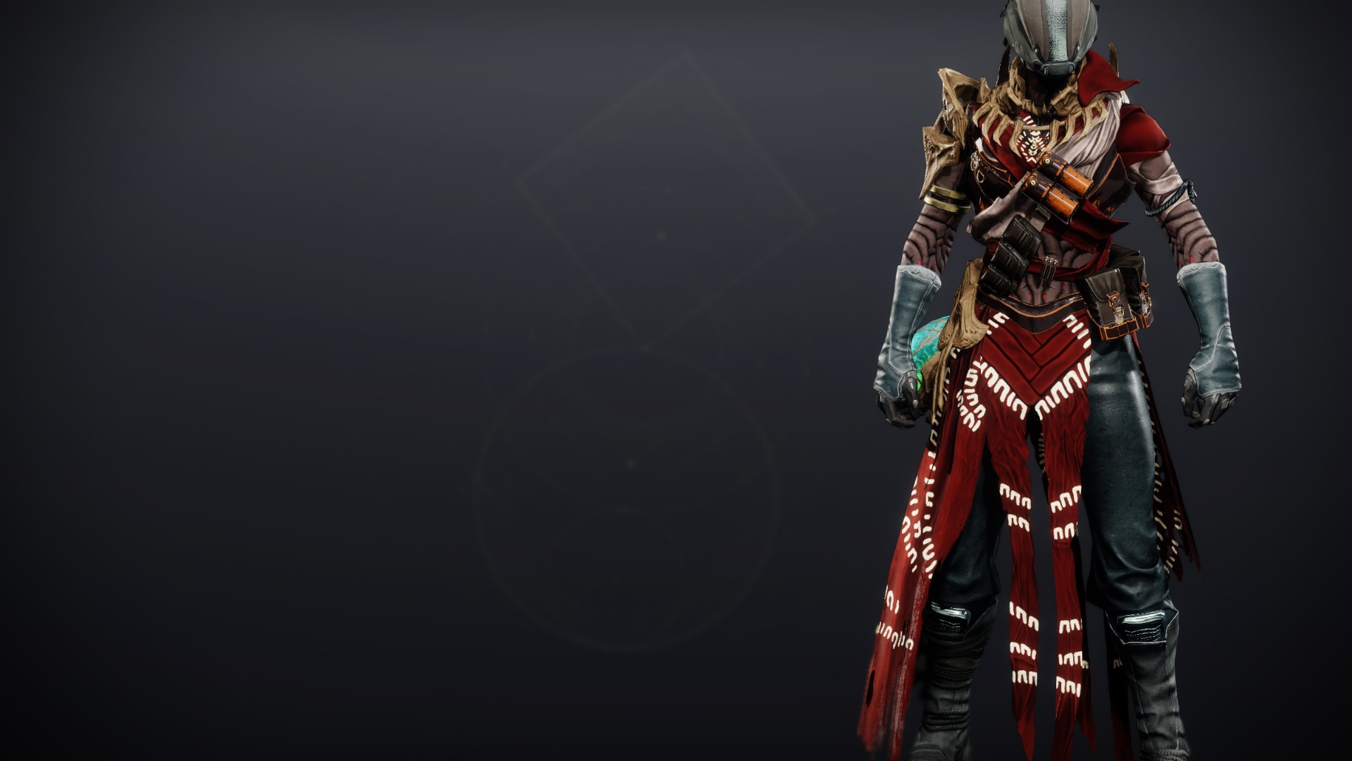 An in-game render of the Steeplechase Vestment.
