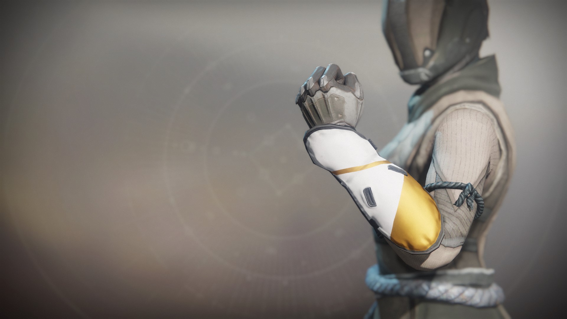 An in-game render of the Superior's Vision Gloves.