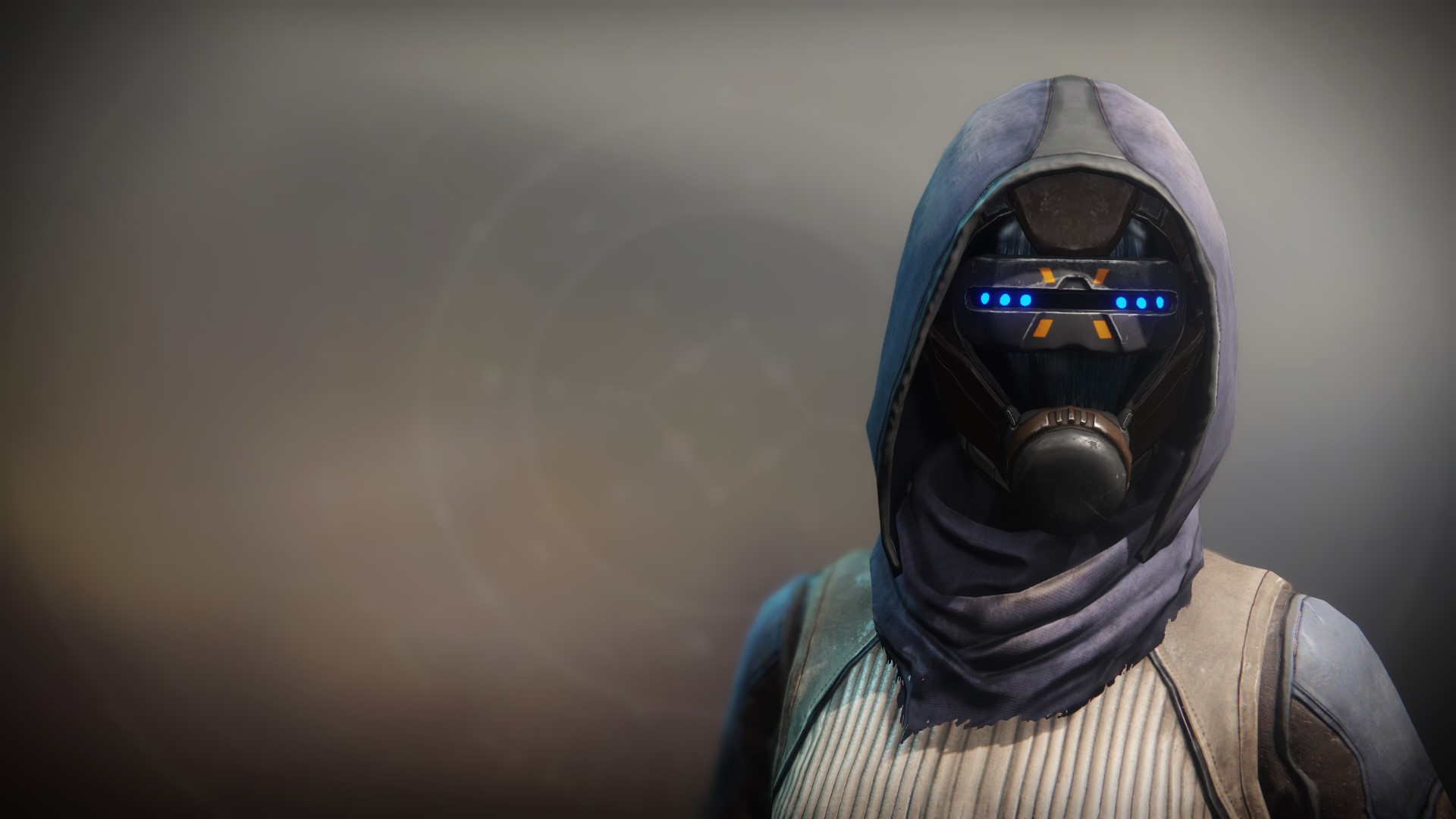 An in-game render of the Seventh Seraph Cowl.