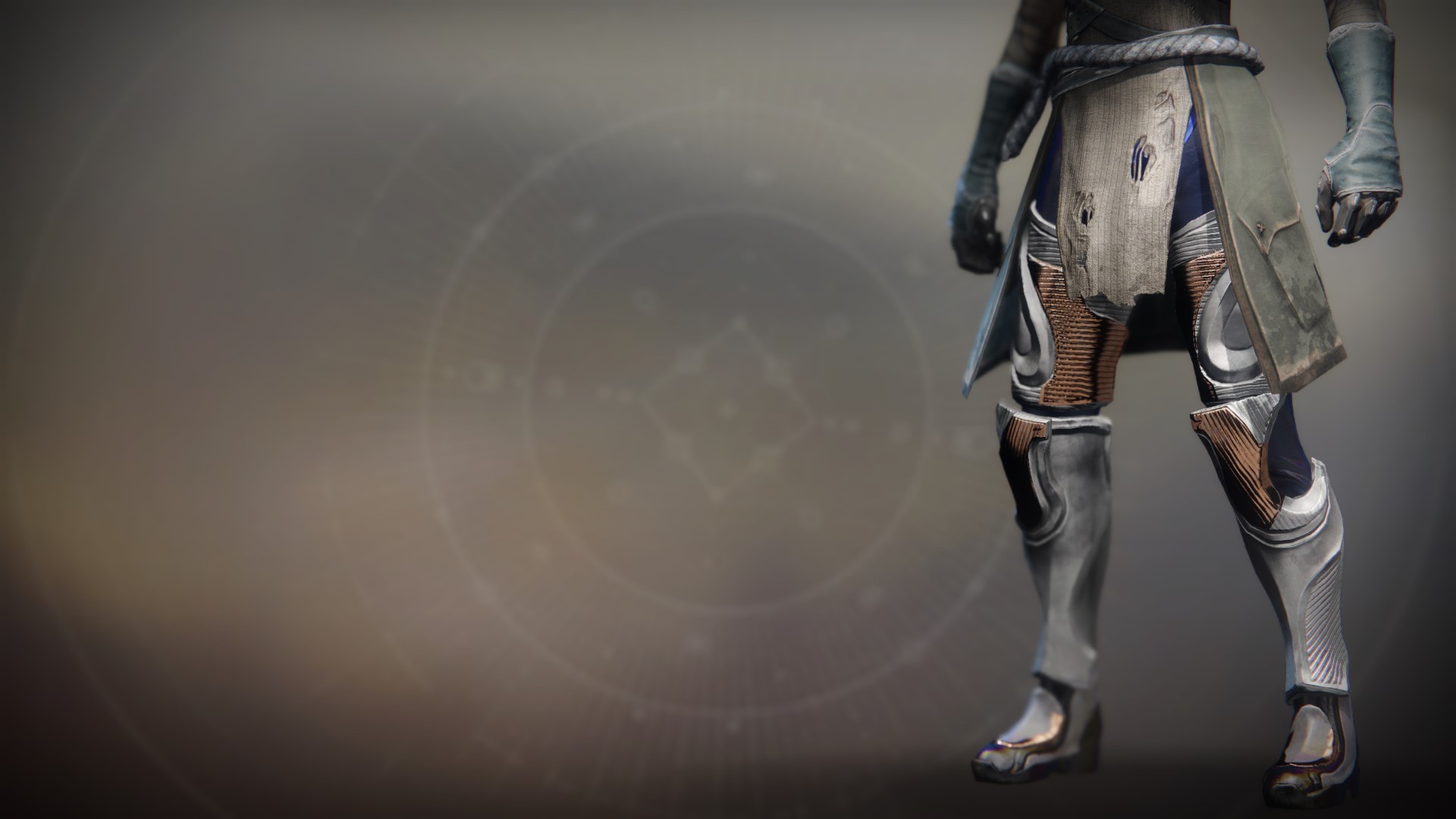 An in-game render of the Winterhart Boots.