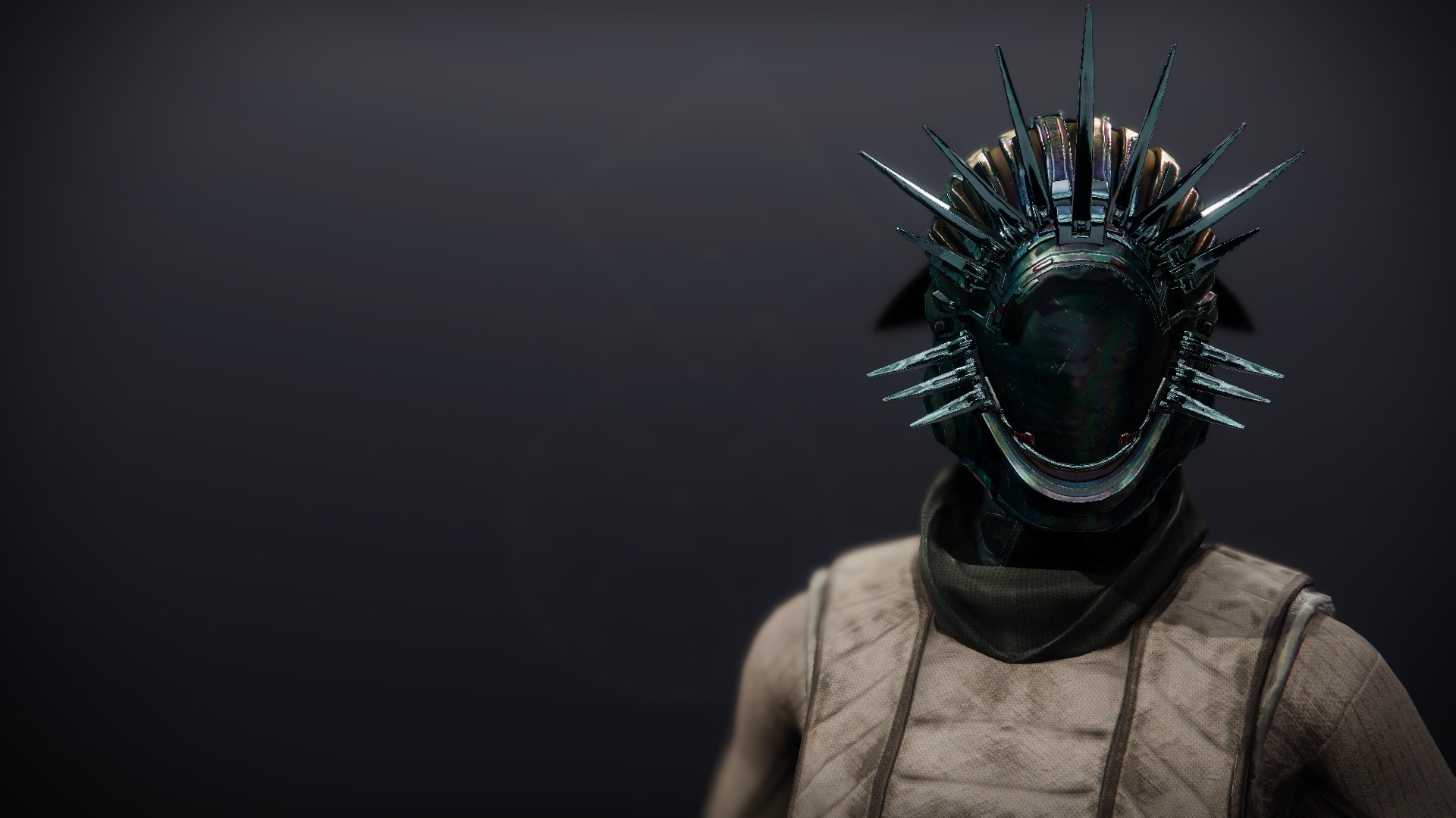 An in-game render of the Resonant Fury Cowl.