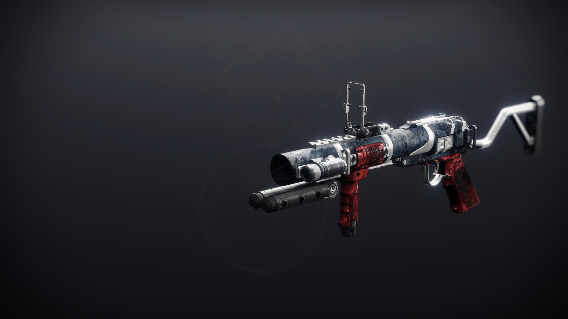An in-game render of the The Militia's Birthright (Adept).