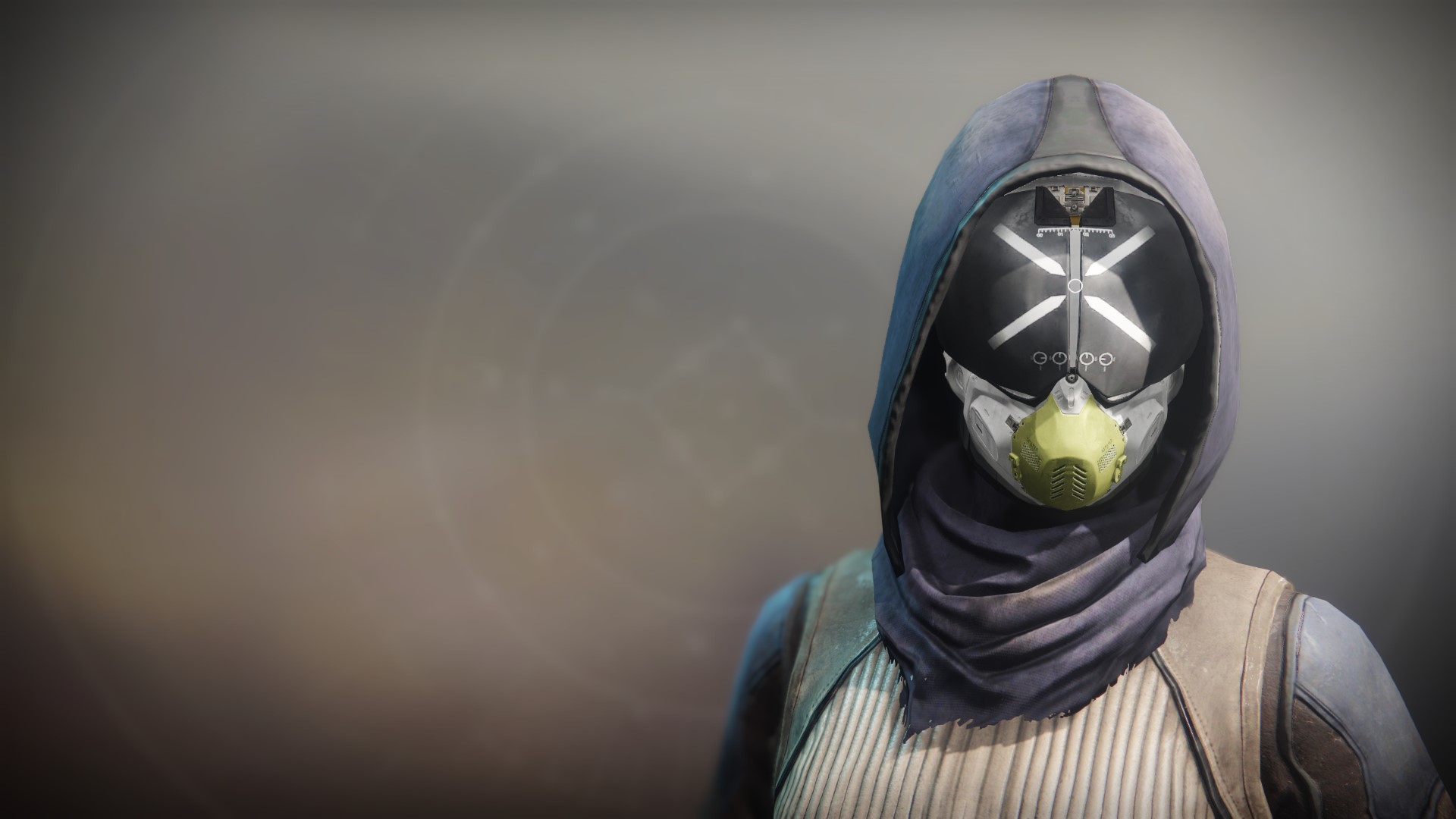 An in-game render of the Icarus Drifter Mask.