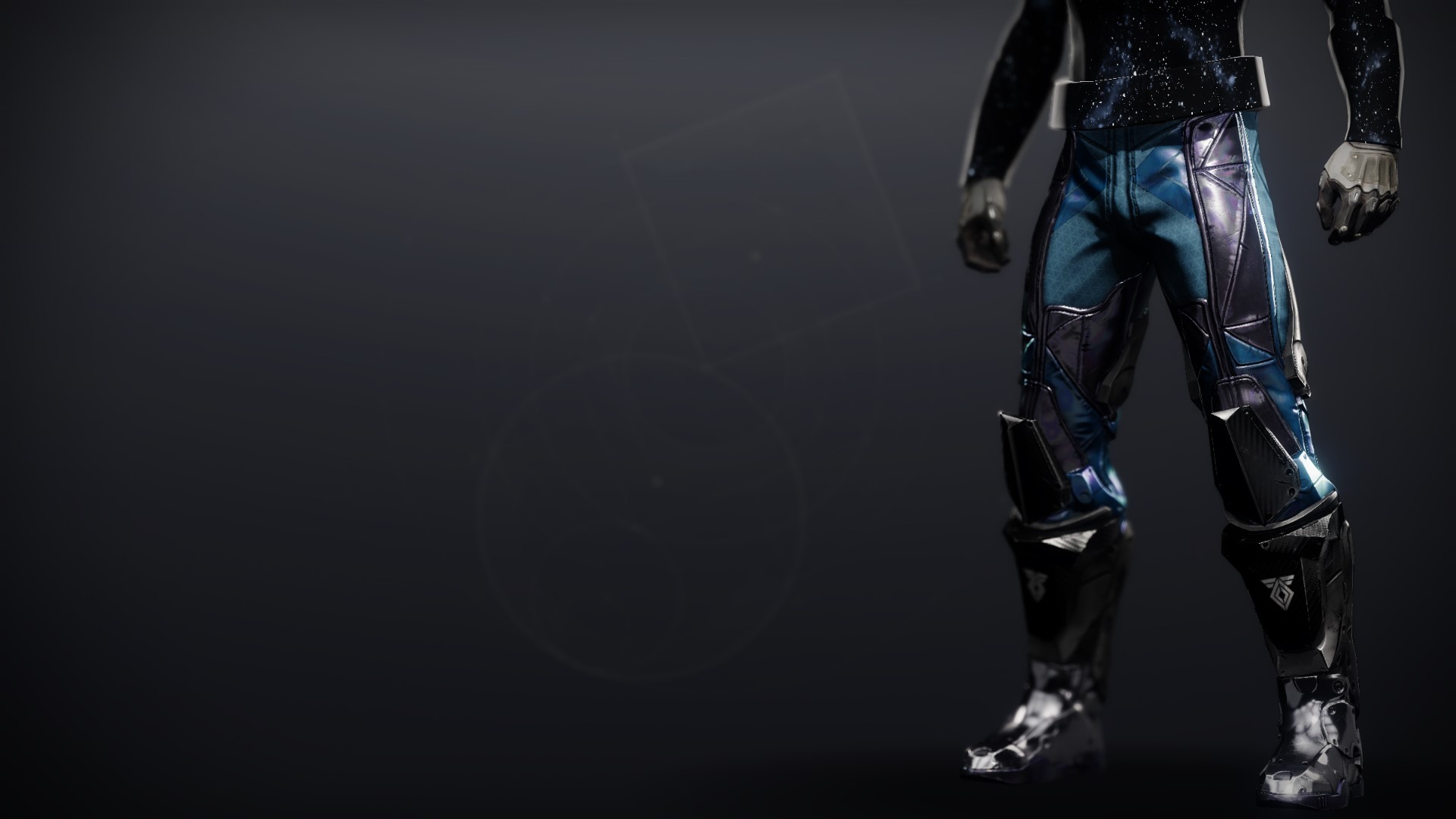 An in-game render of the Warmind's Avatar Pants.