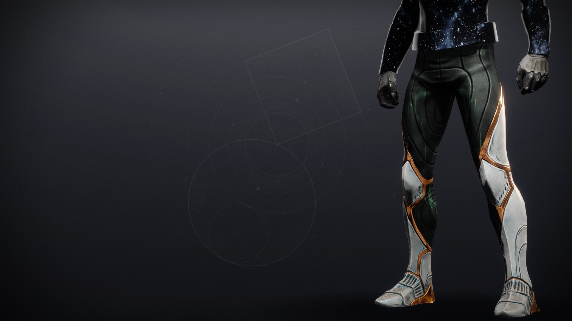 An in-game render of the Boots of the Taken King.