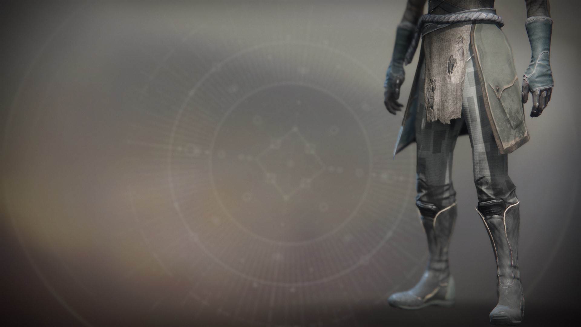 An in-game render of the Exodus Down Boots.