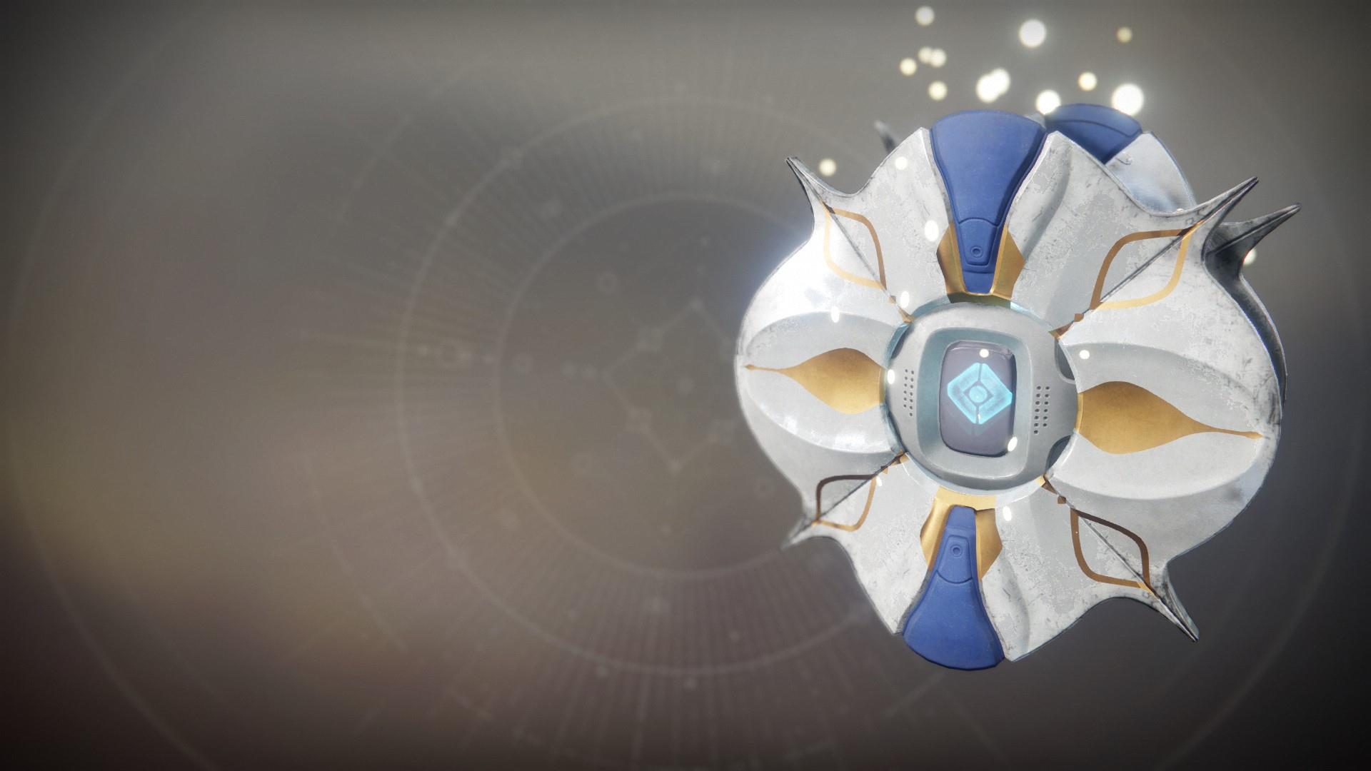 An in-game render of the Winter Lotus Shell.