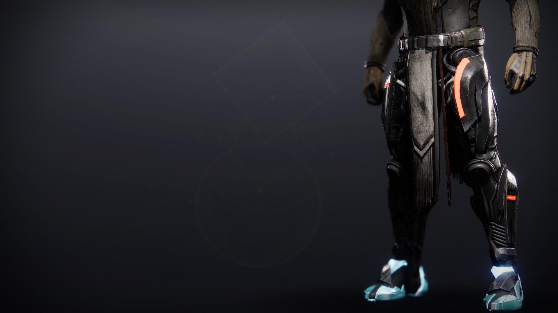 An in-game render of the Legacy's Oath Greaves.