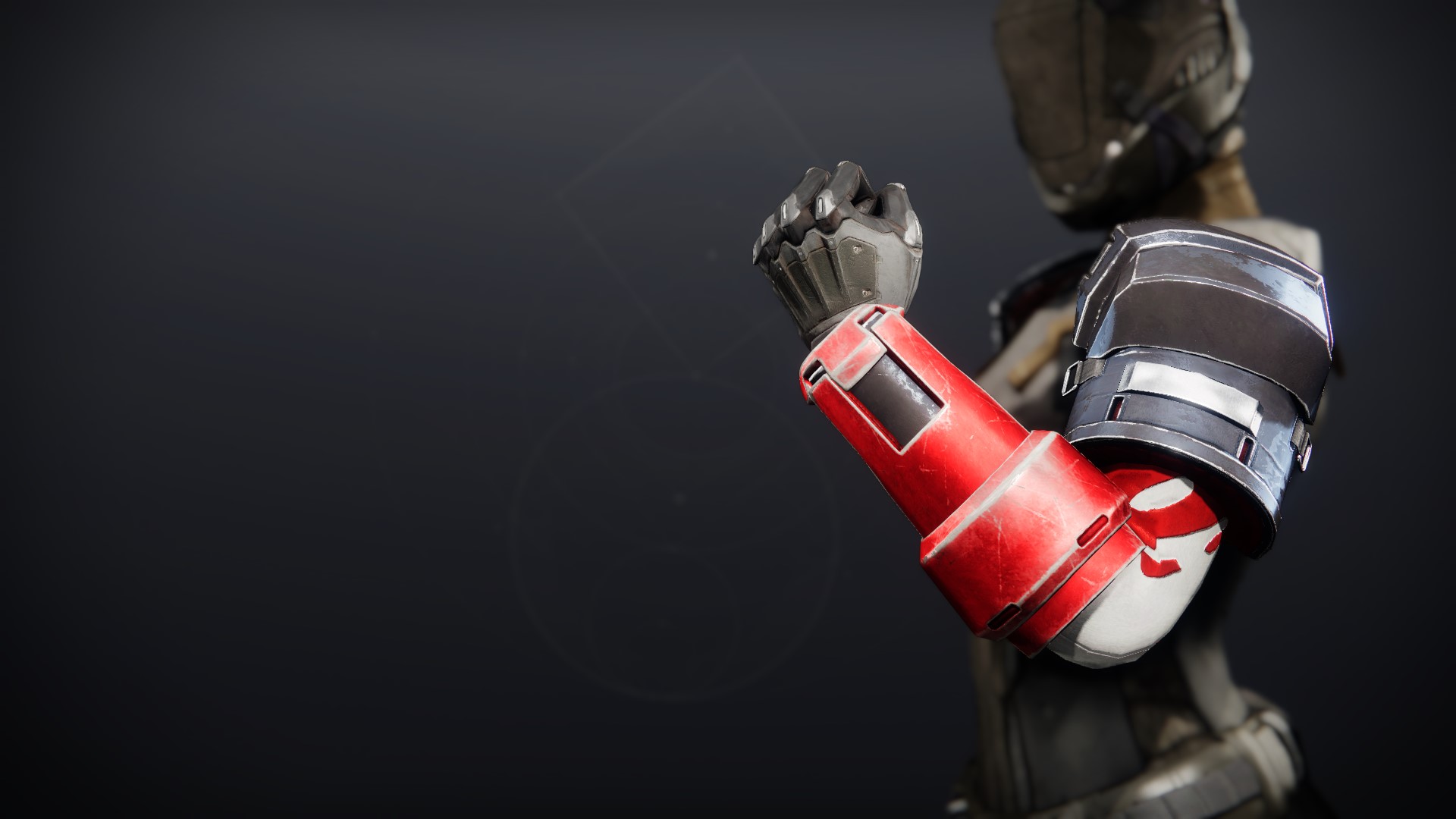 An in-game render of the Clutch Extol Gauntlets.