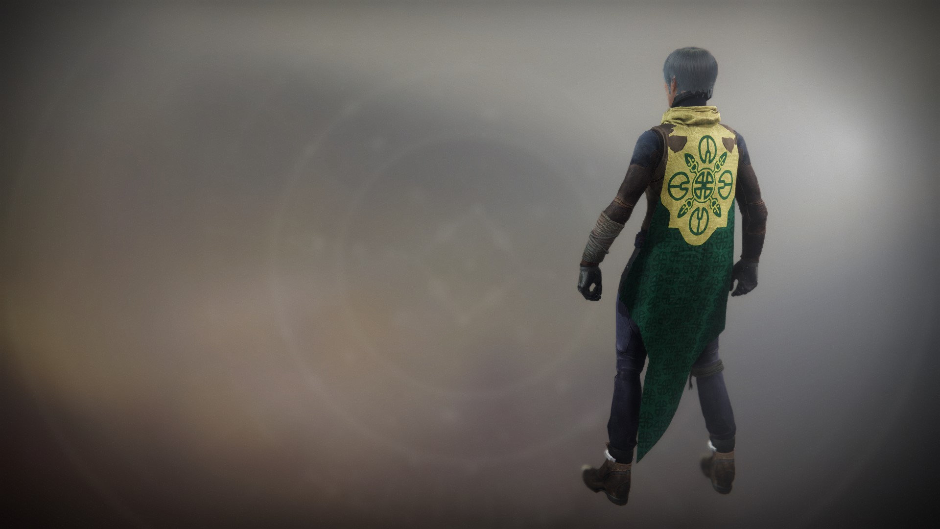An in-game render of the Inaugural Revelry Cloak.