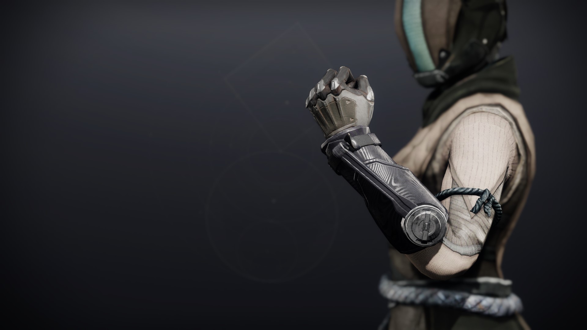 An in-game render of the Annealed Shaper Gloves.