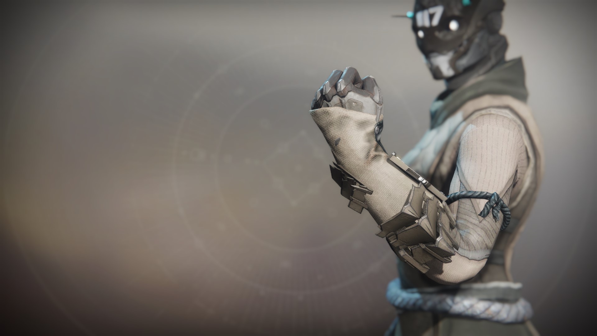 An in-game render of the Siegebreak Gloves.