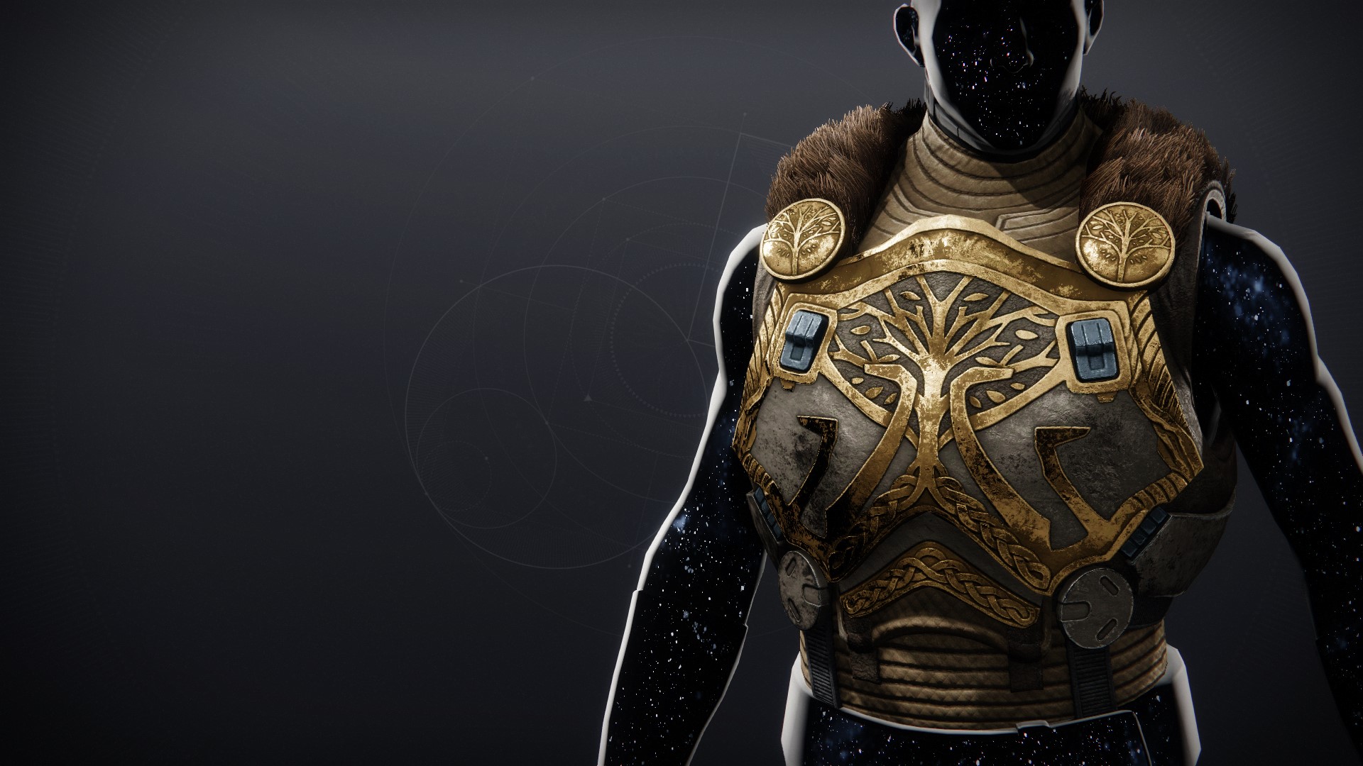 An in-game render of the Iron Intent Plate.