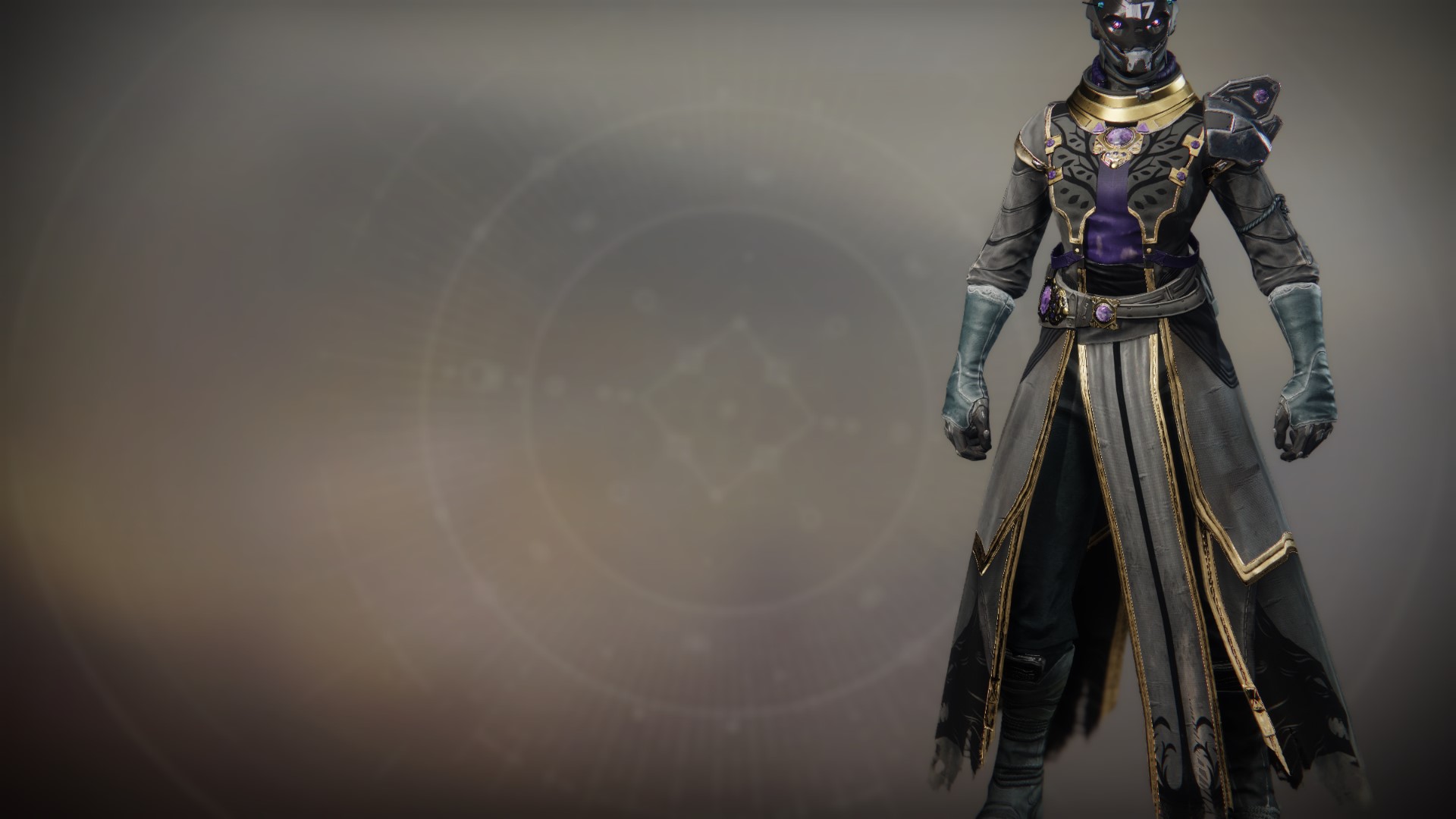 An in-game render of the Opulent Scholar Robes.