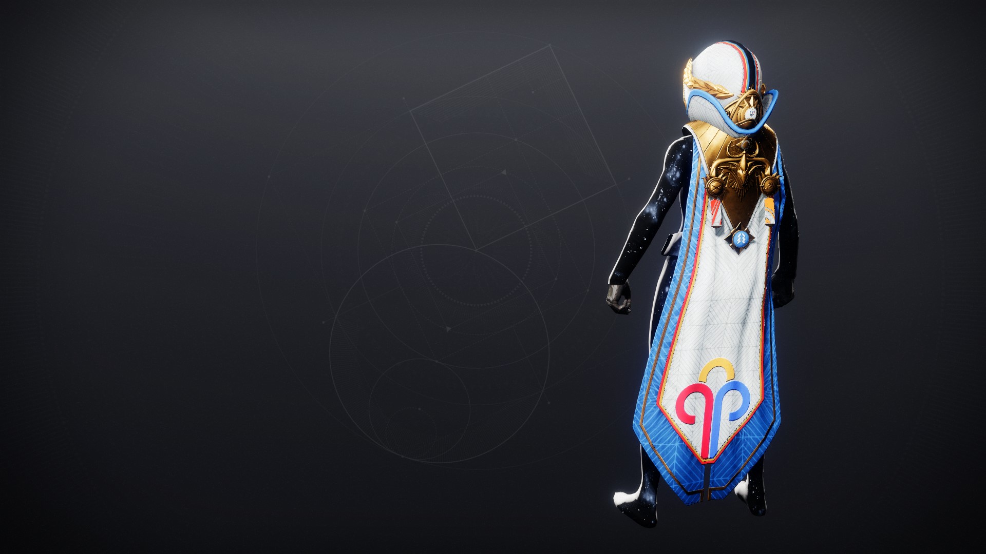 An in-game render of the Allstar Cloak.