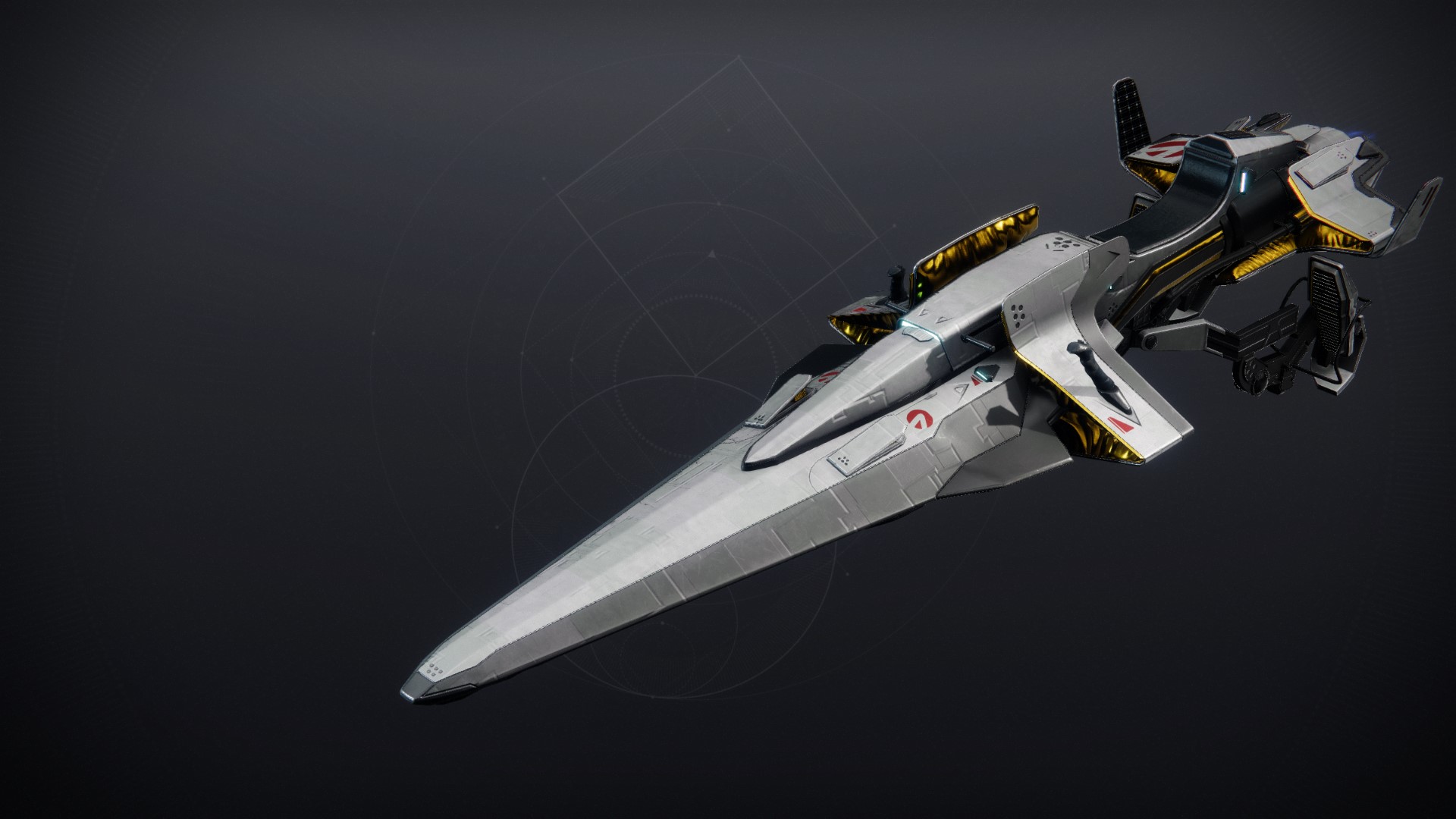 An in-game render of the Andromeda Racer.