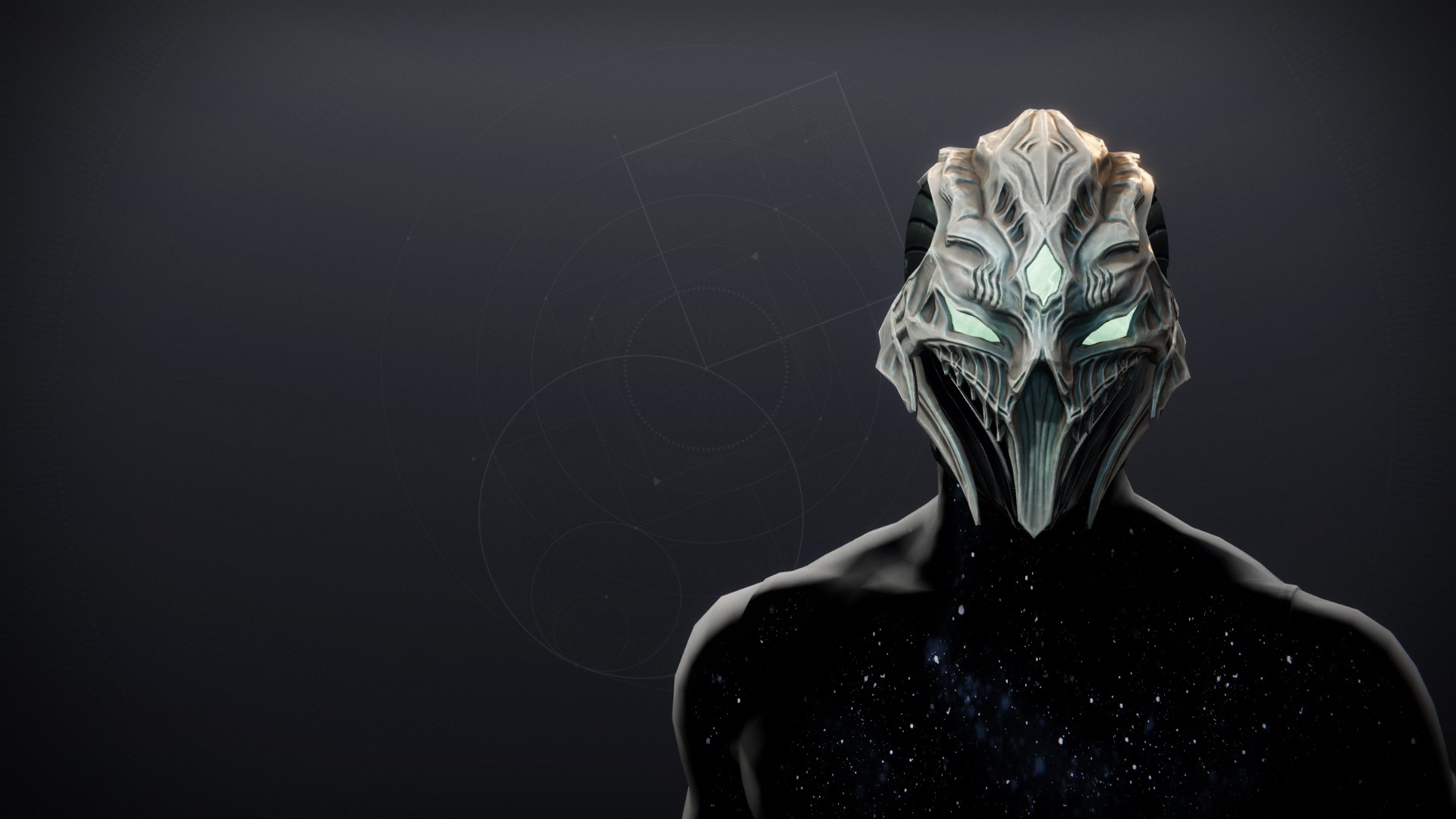 An in-game render of the Mask of the Taken King.