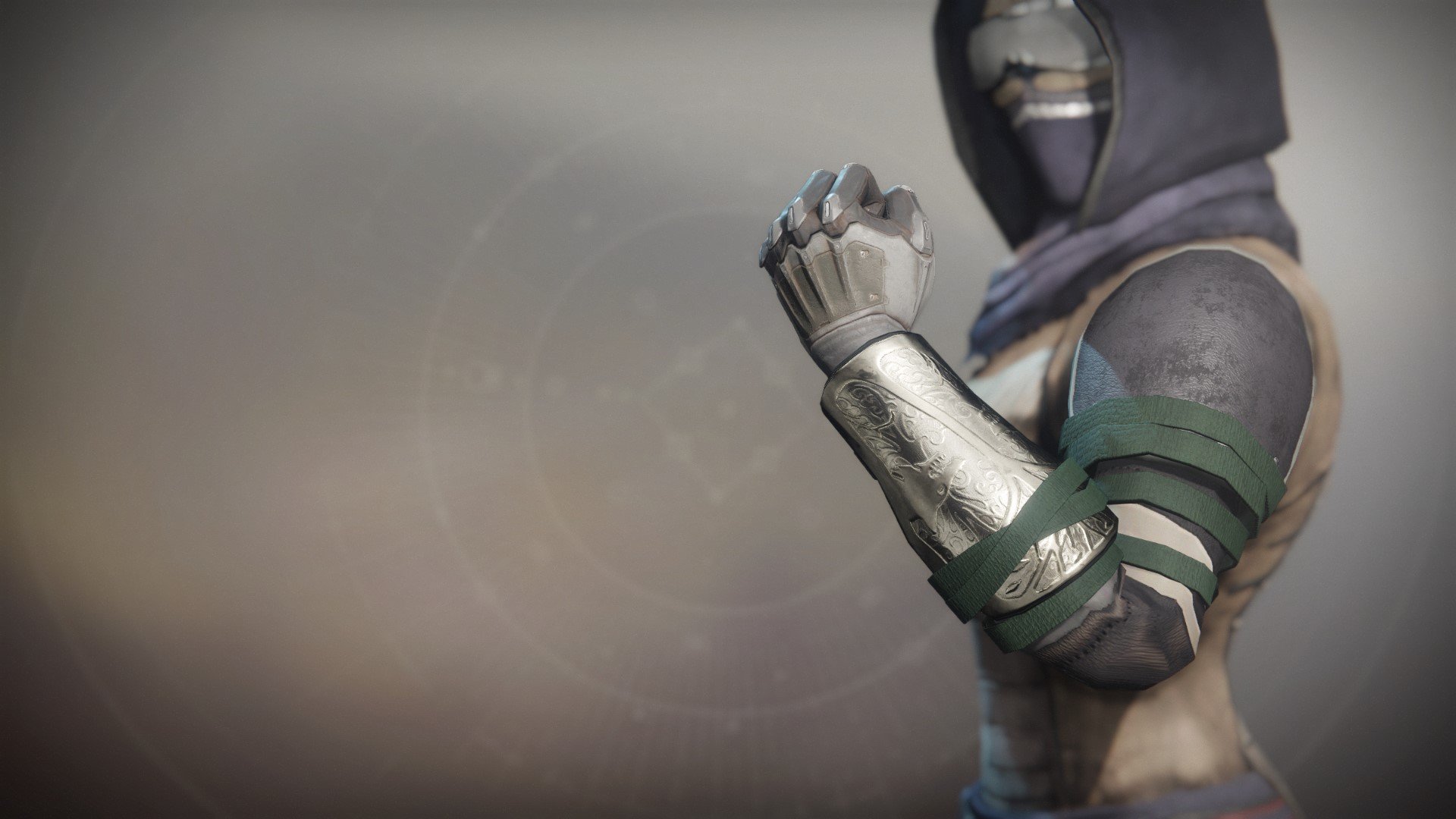 An in-game render of the Iron Pledge Ornament.