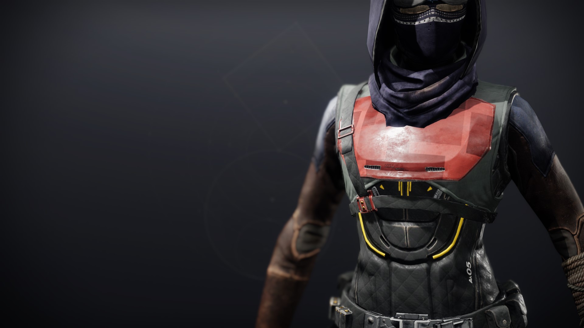 An in-game render of the Exodus Down Vest.