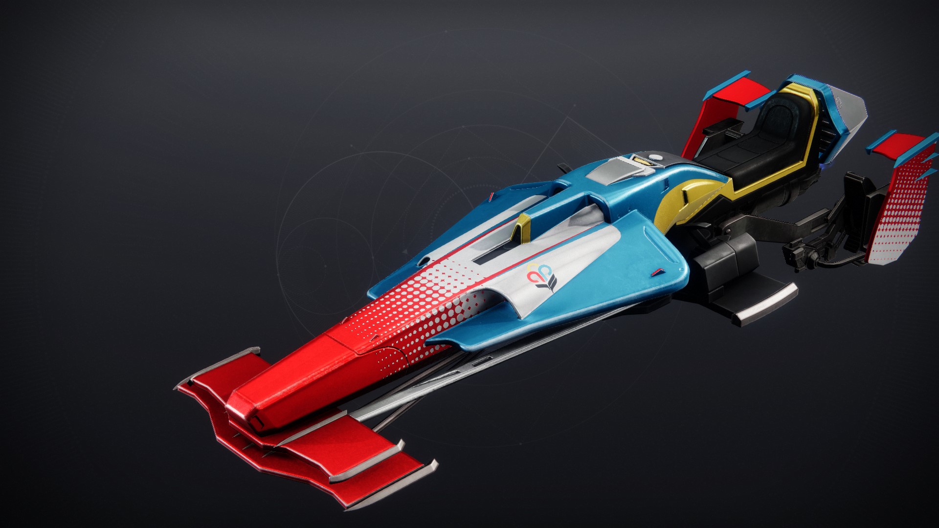 An in-game render of the Commemorative Steed.